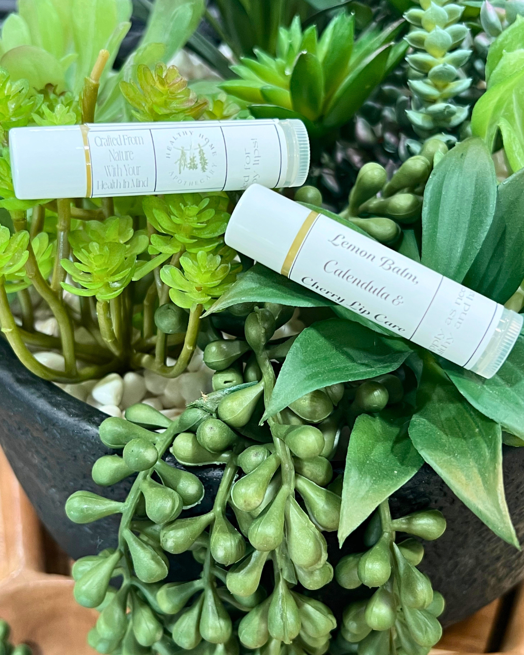 Lemon Balm, Calendula and Cherry Lip Balm