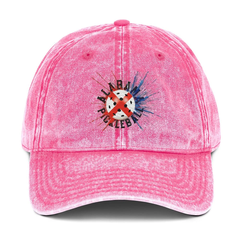 Alabama Flag PickleBlast Embroidered Baseball Cap | PickleBlast Apparel