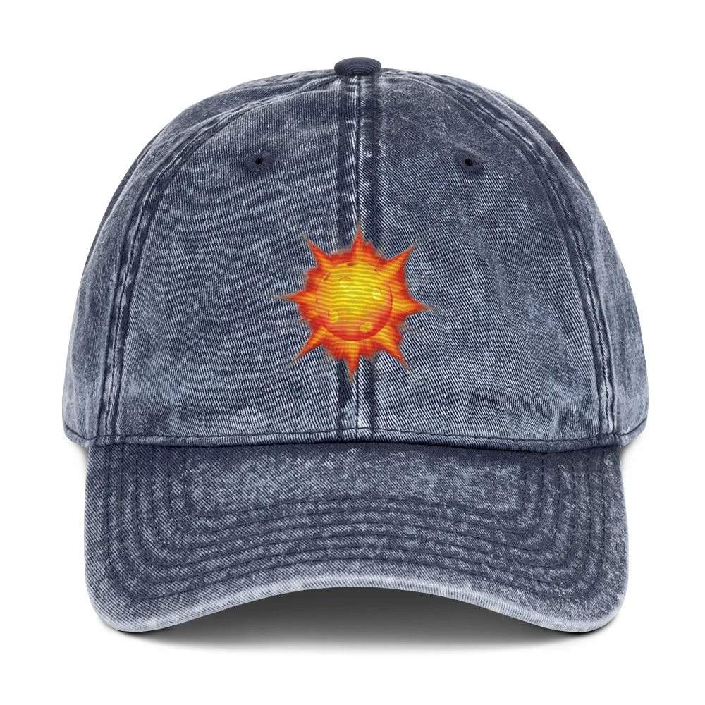 SunFlare Pickleball Navy Embroidered Baseball Cap.jpg