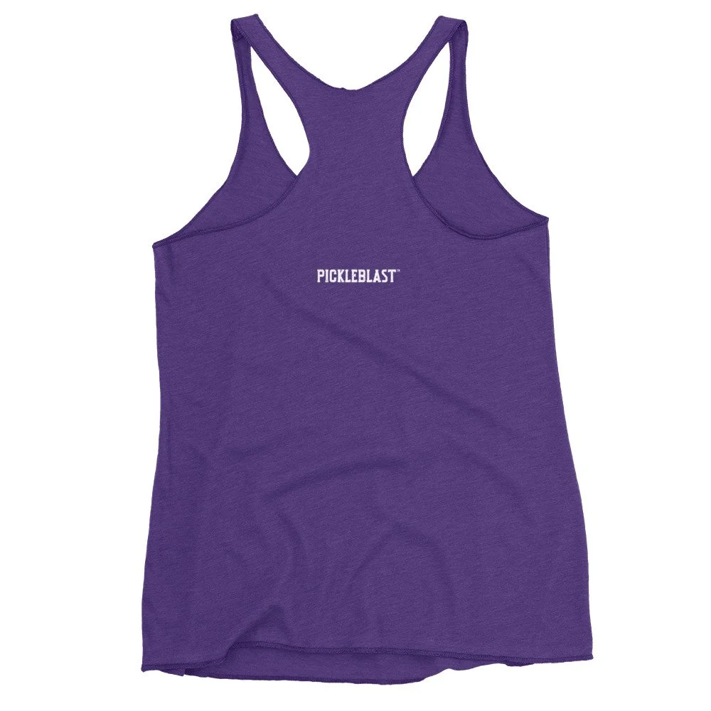 MeteorBlast Pickleball Purple Rush Women's Tank Top - back view.jpg