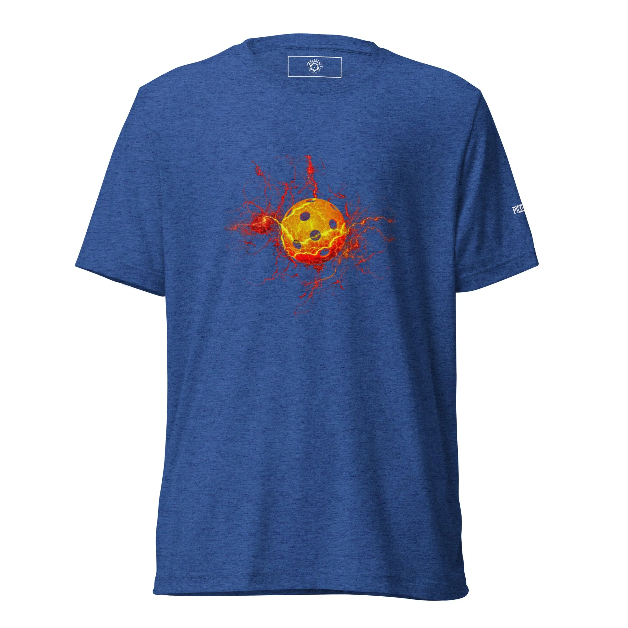 VoltageBlast True Royal Unisex T-shirt - front view.jpg