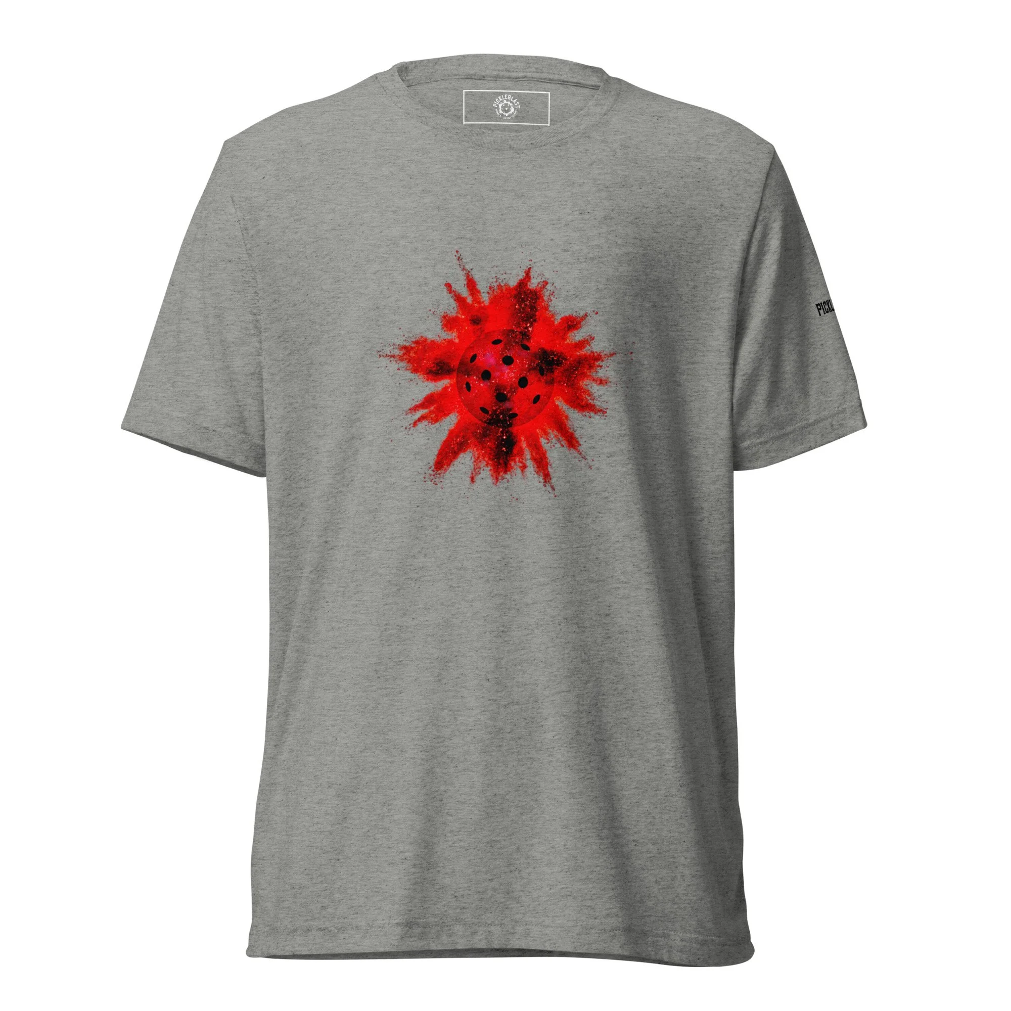 SandBlast Pickleball UnisexAthletic Grey T-shirt - front view.jpg