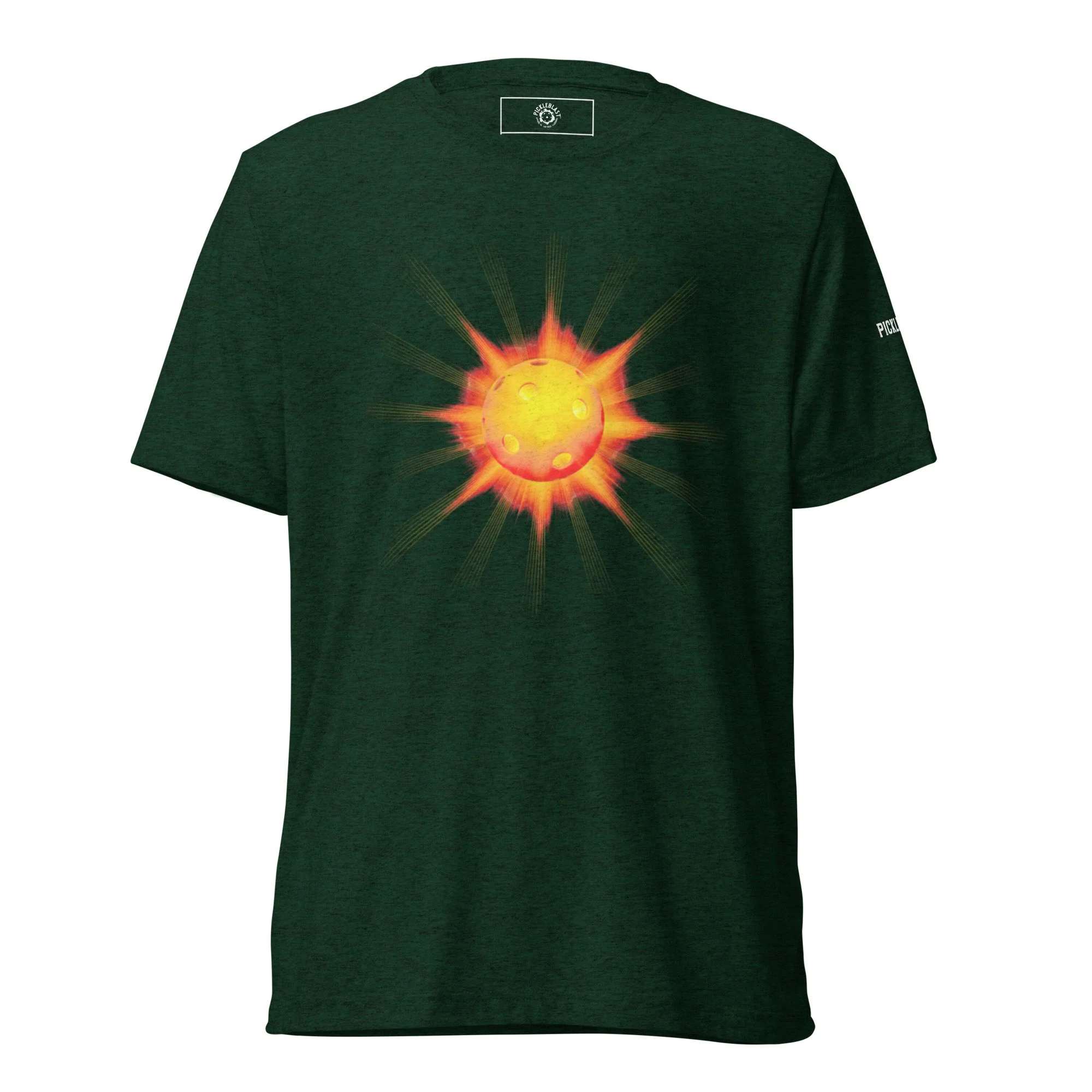 SunBlast Pickleball Unisex Emerald T-Shirt - front view.jpg