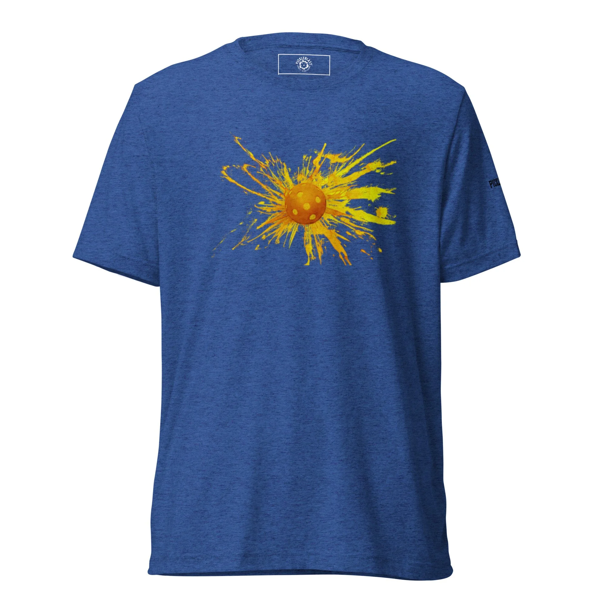 Sunshine Pickleball True Royal Unisex T-Shirt - front view.jpg