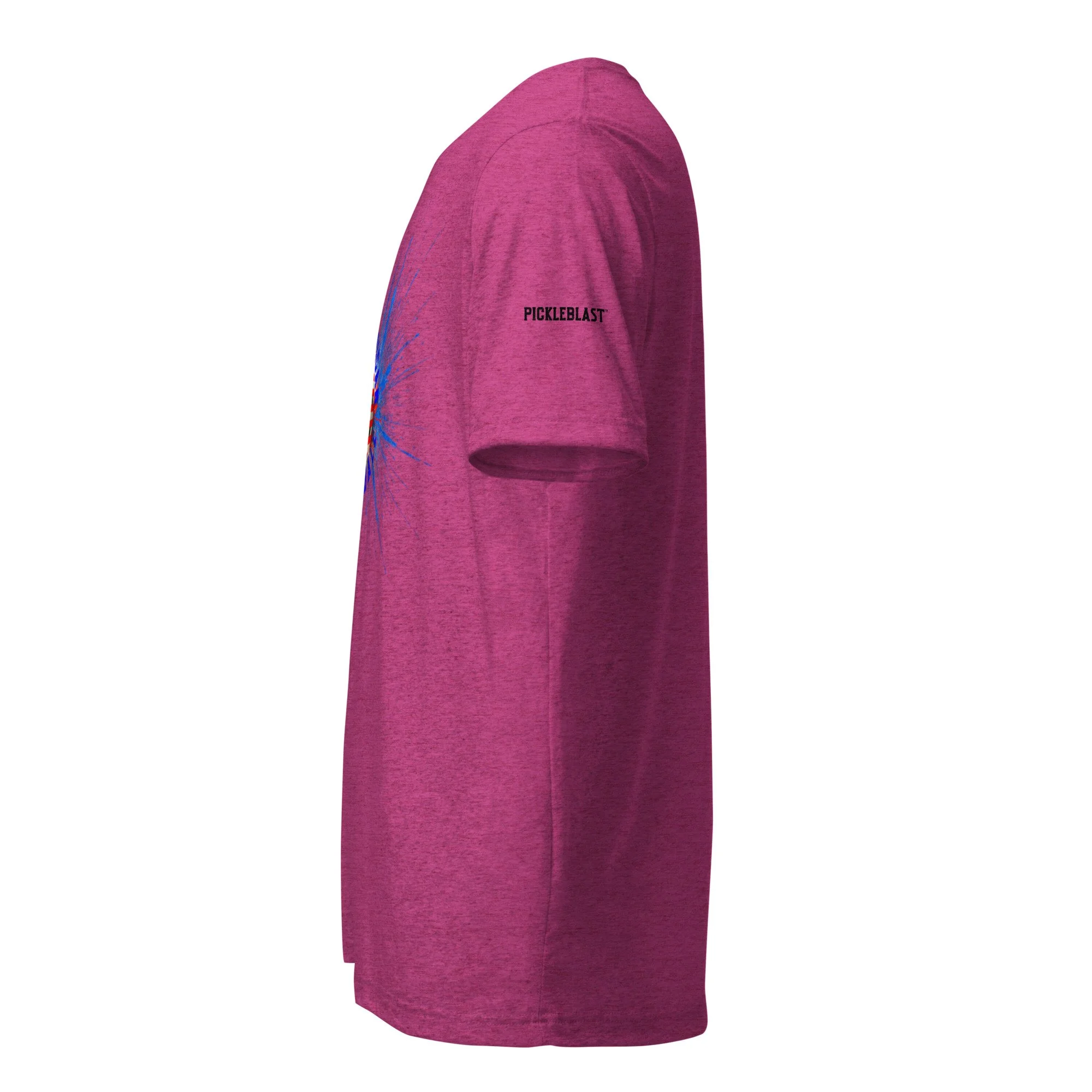 All American PickleBlast Berry Unisex T-Shirt - side view.jpg