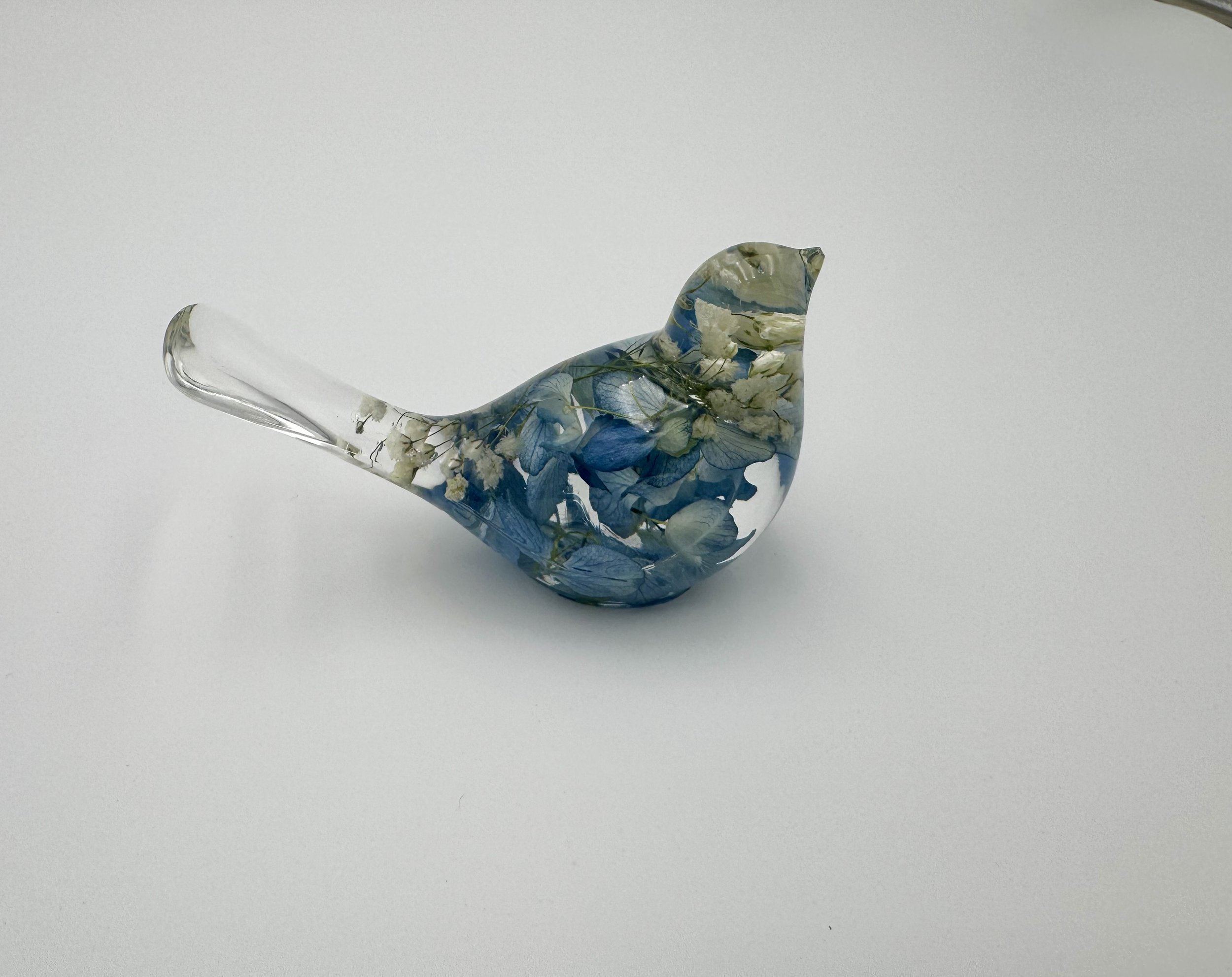 Custom floral resin love birds, Flower preservation- preserving your wedding flowers or memorial flowers into custom resin art