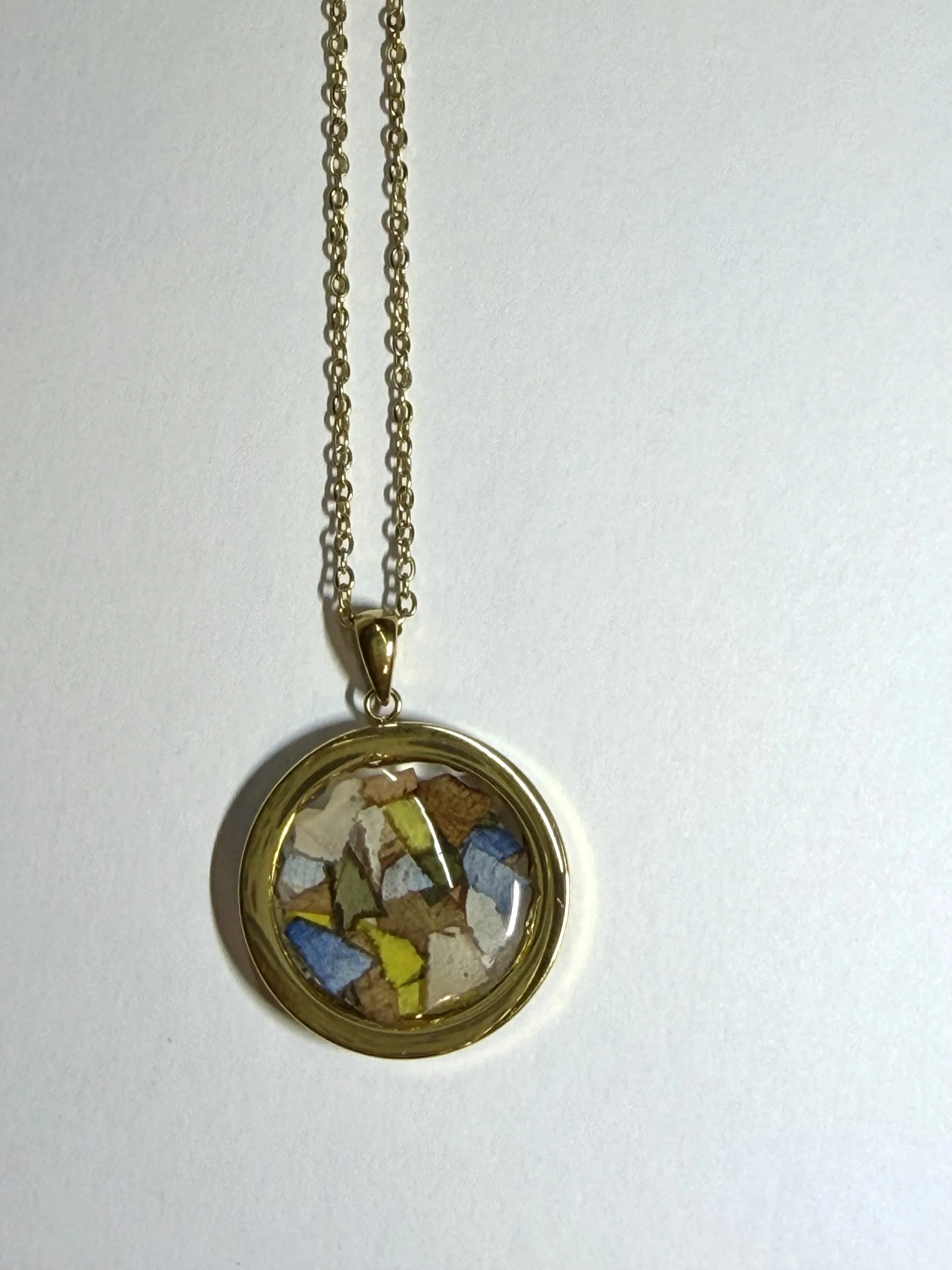 Gold Circle Necklace