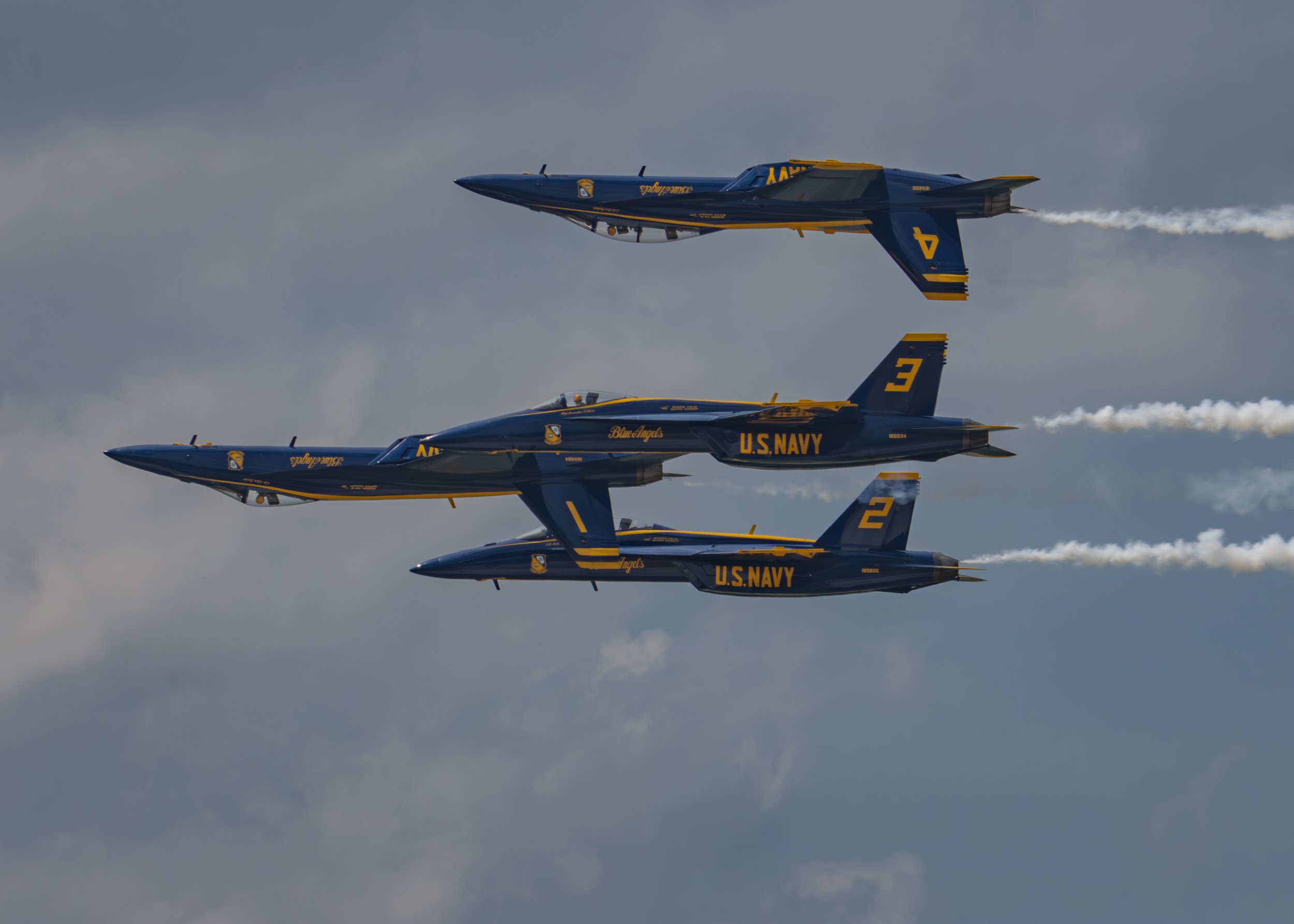 U.S. Navy "Blue Angels" Thunder Over Michigan 2025