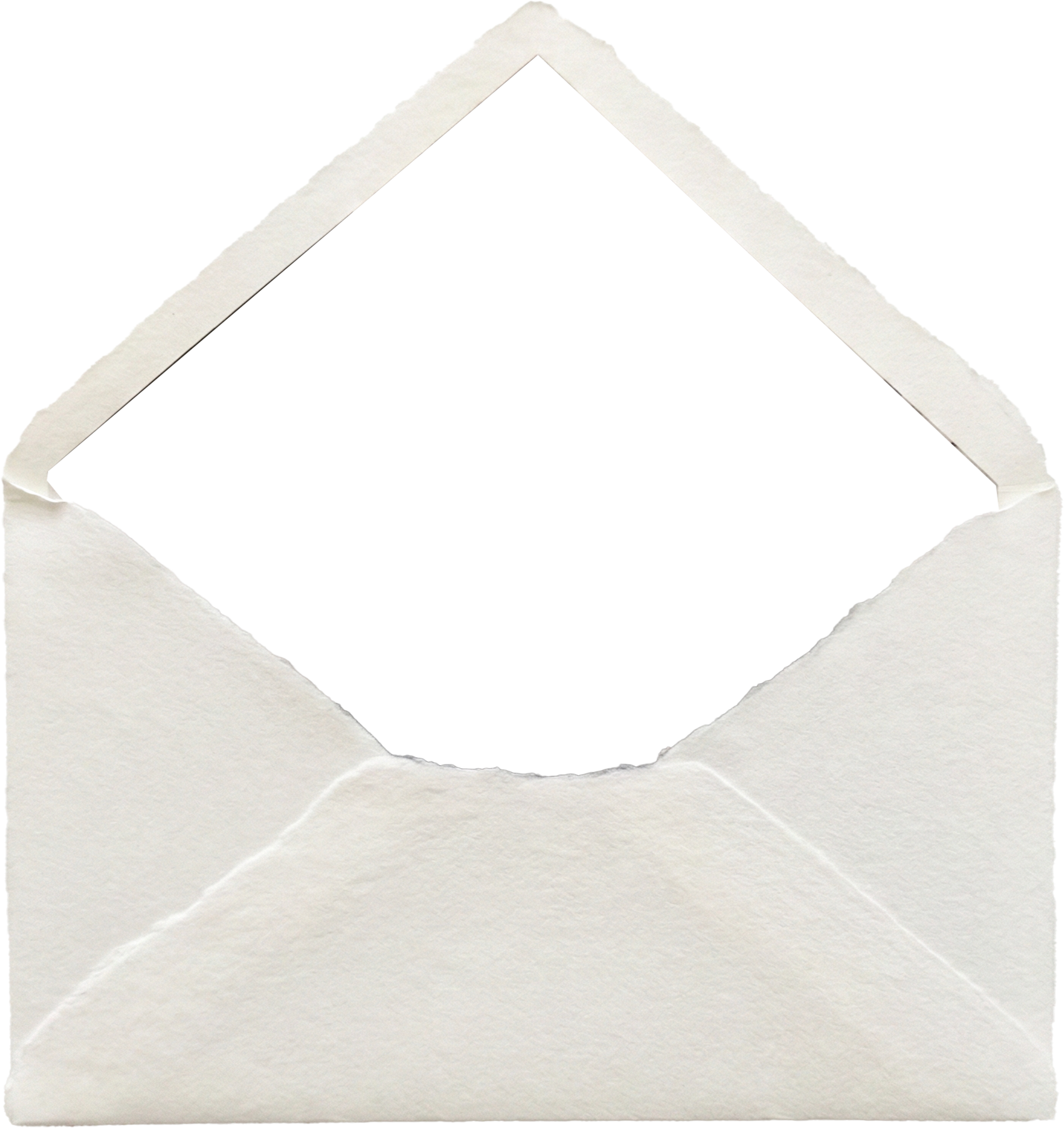 Close-up of a white envelope slightly open, revealing a metallic silver card inside.