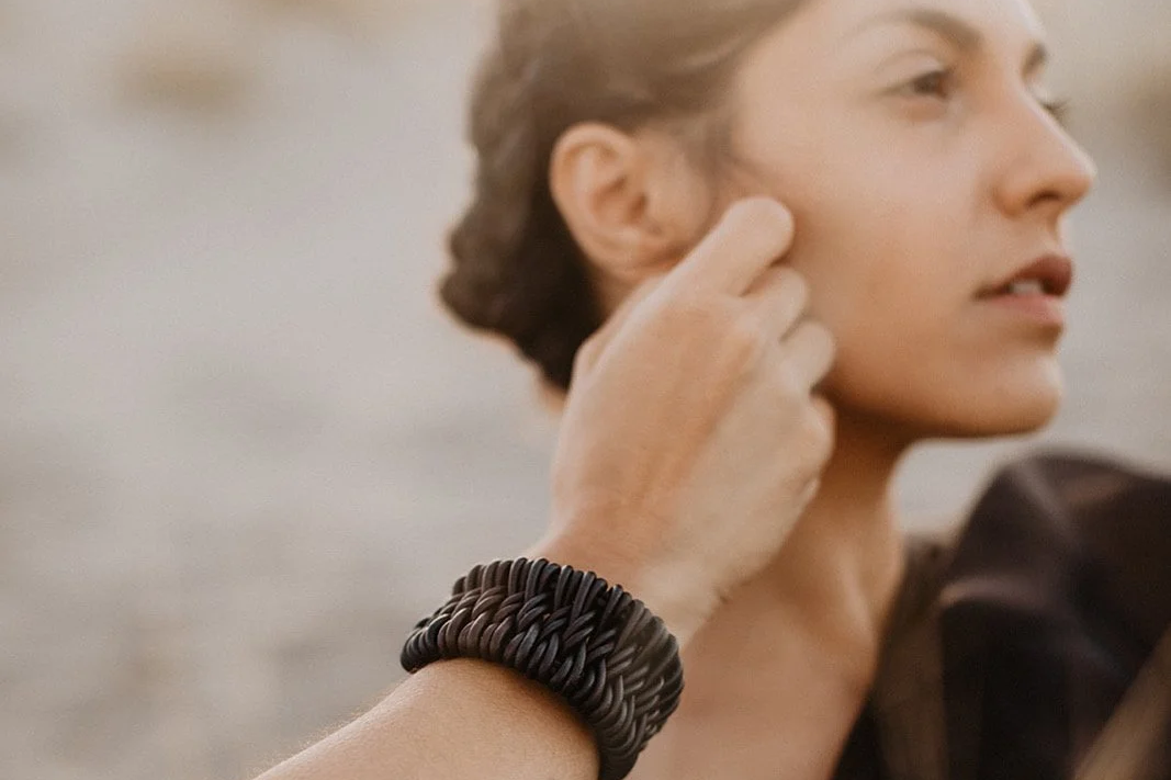 Zelma Rose Drake Bracelet in Leather 
