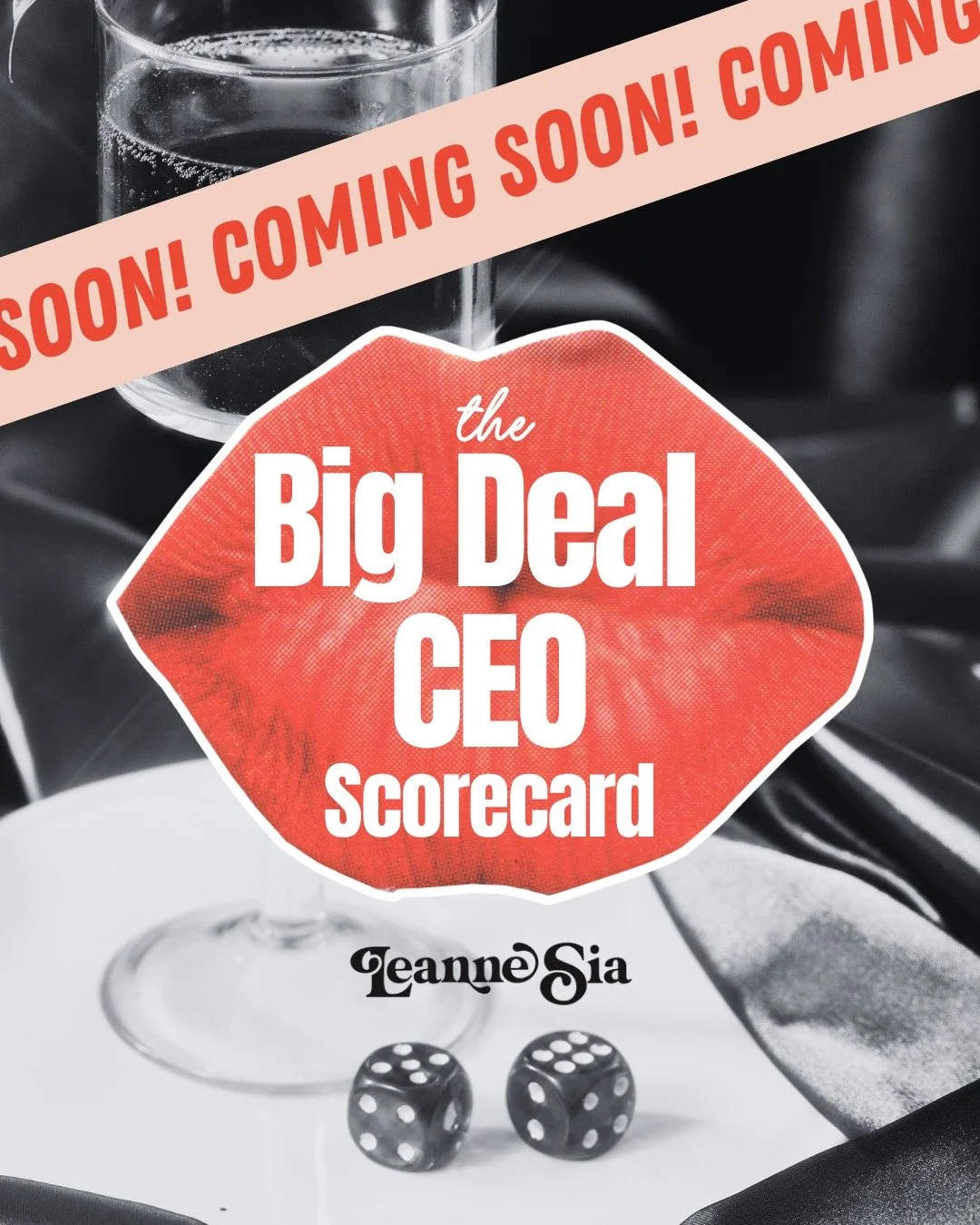 HOLD ONTO YOUR HANDBAG BABY 👜

I'm dropping something that's going to call out exactly what's keeping you in your uncomfortable comfort zone AKA plateauing.

And it's probably not what you think it is 💋

#bigdealidentity #comingsoon