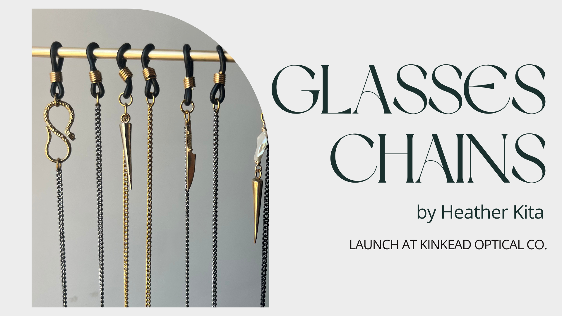 Launch Party: Handmade Glasses Chains by Heather Kita