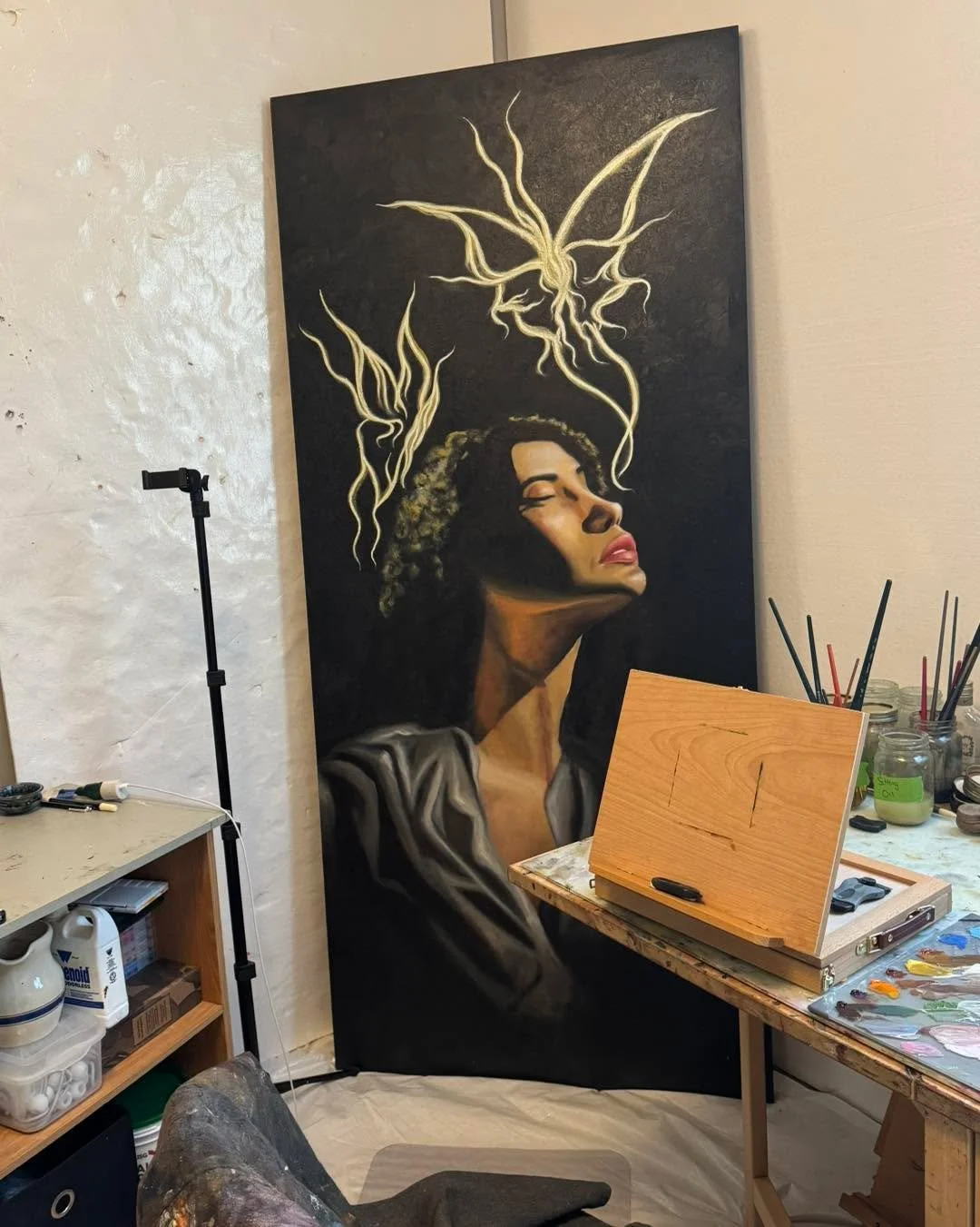 Finally back to work on this one. I&rsquo;ve just been making so many excuses to NOT work on it &ldquo;oh my studio is too far&rdquo; &ldquo;I&rsquo;m busy all week and weekend&rdquo; &ldquo;I just don&rsquo;t have time&rdquo; until I sat down and lo