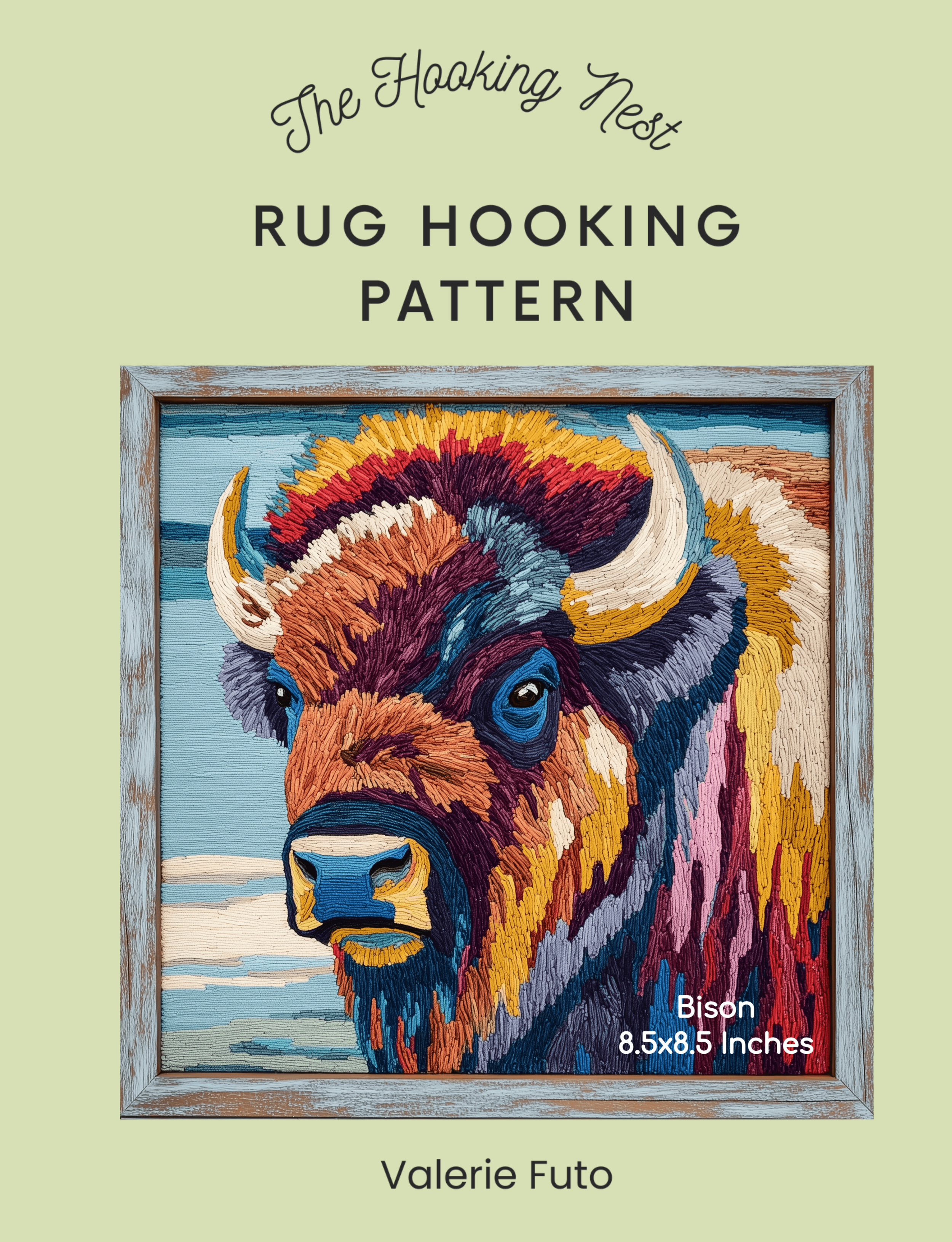 bison_rug_hooking_pattern.png