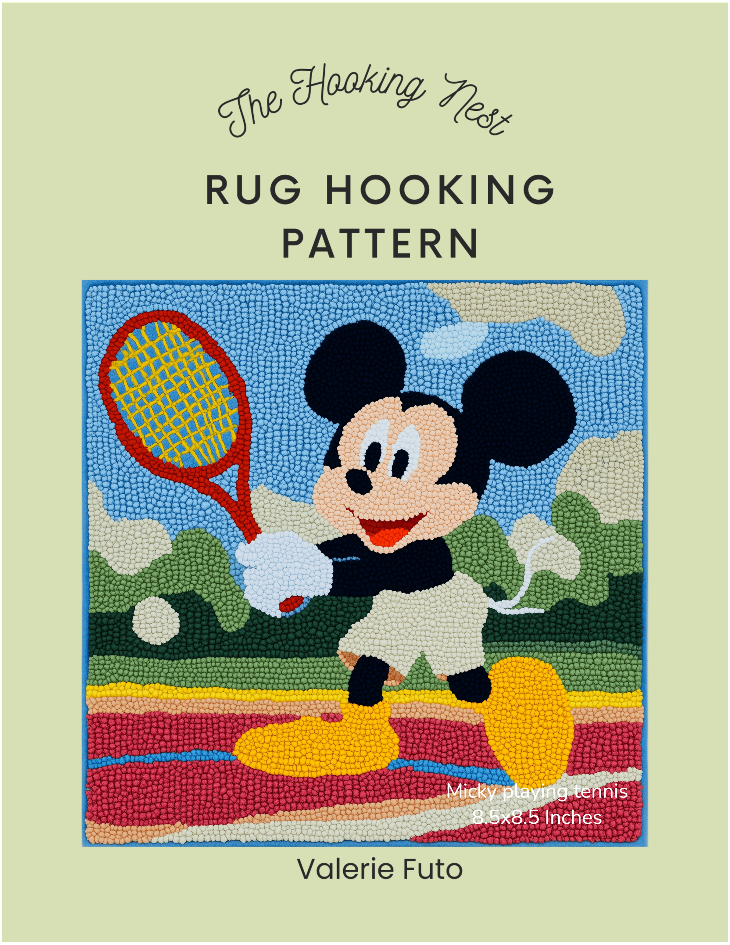 micky_playing_tennis_rug_hooking_pattern.png