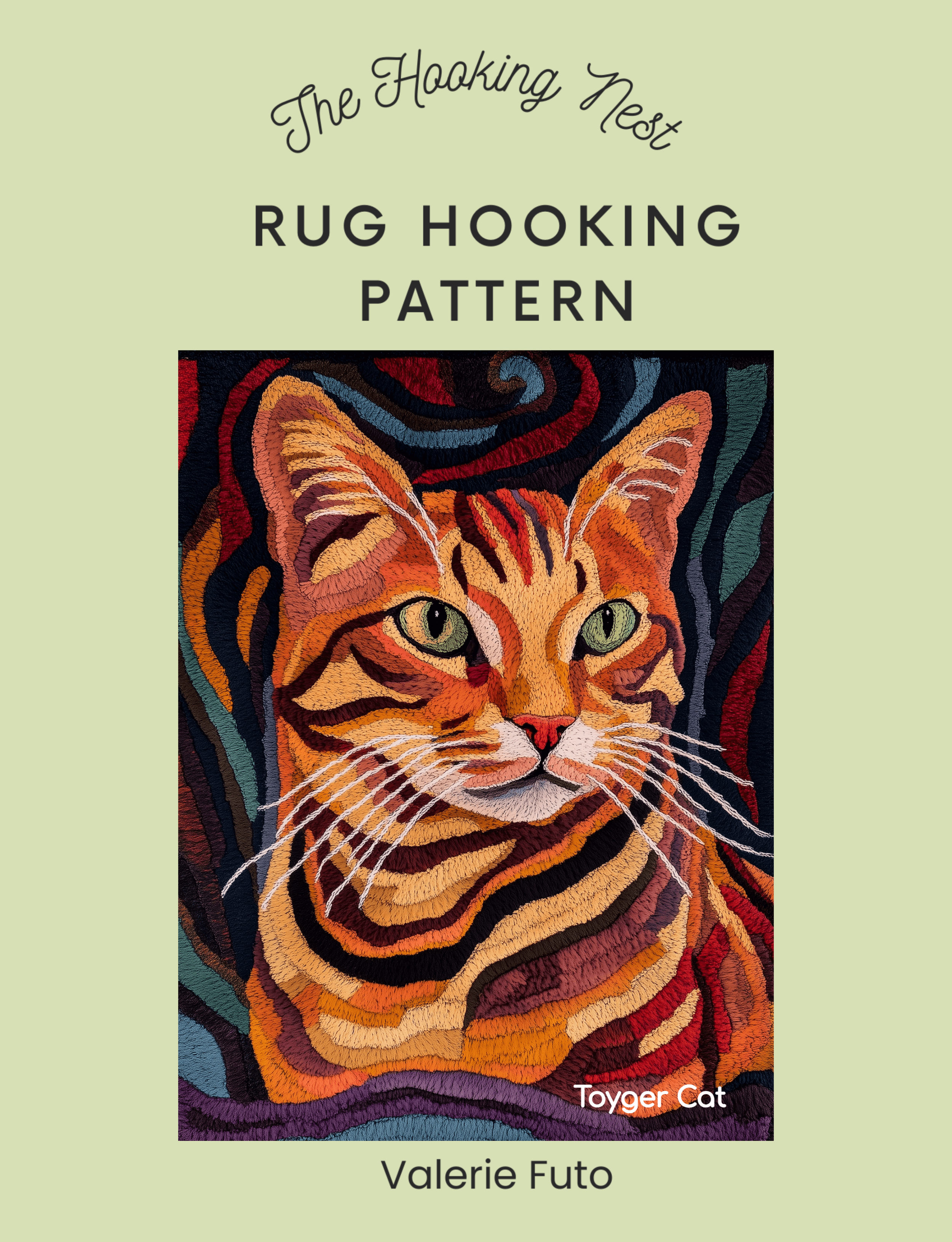 toyger_cat_rug_hooking_pattern.png