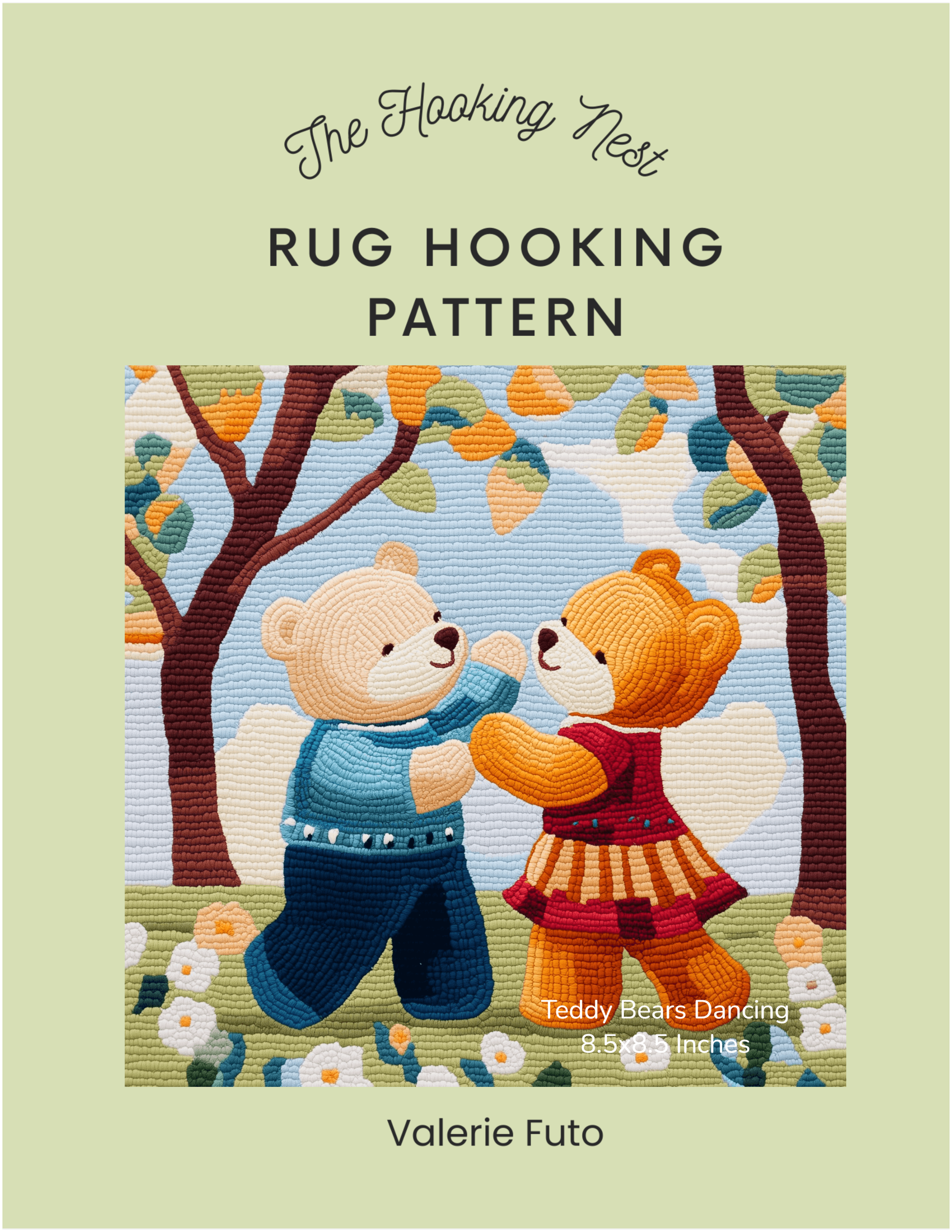 teddy_bears_dancing_rug_hooking_pattern.png