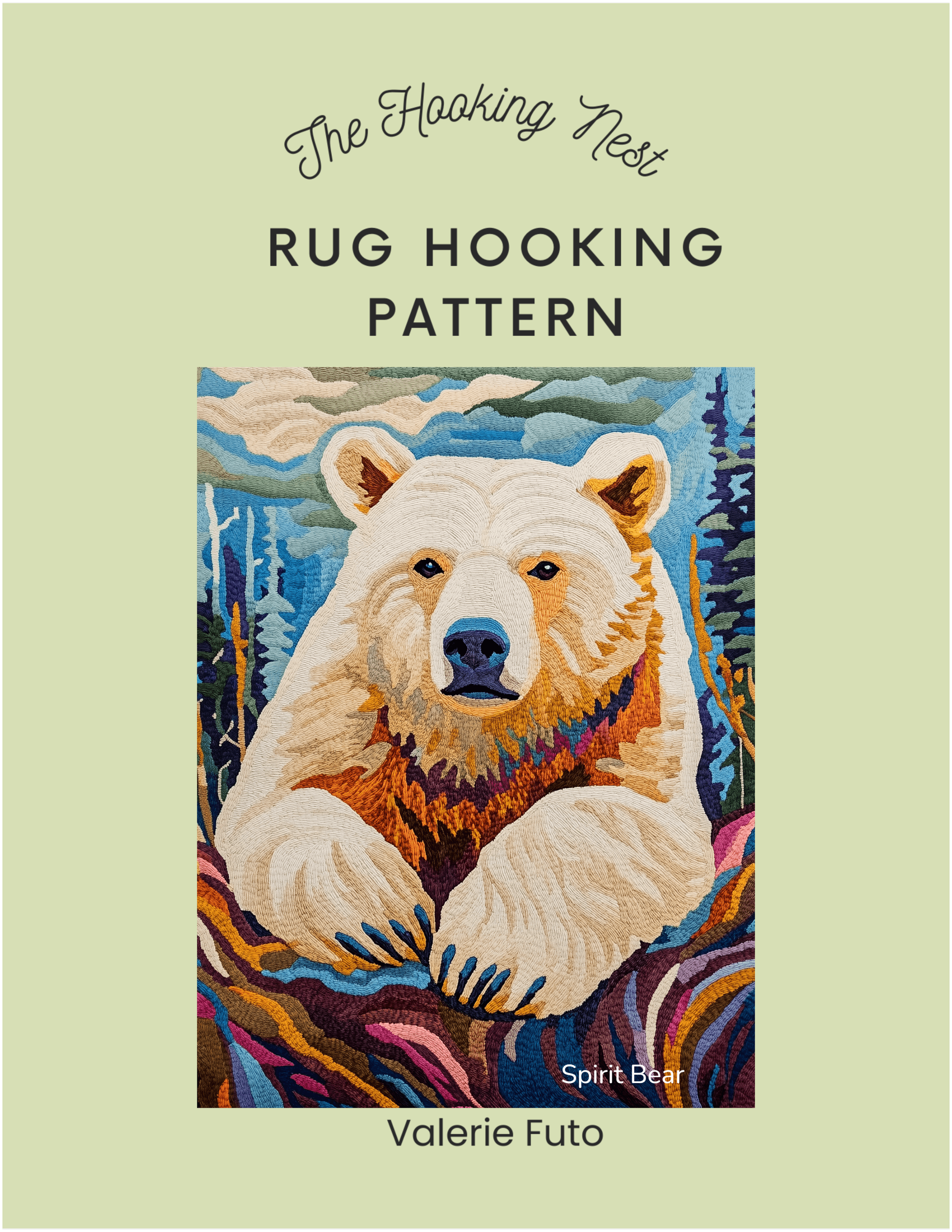 spirit_bear_rug_hooking_pattern.png