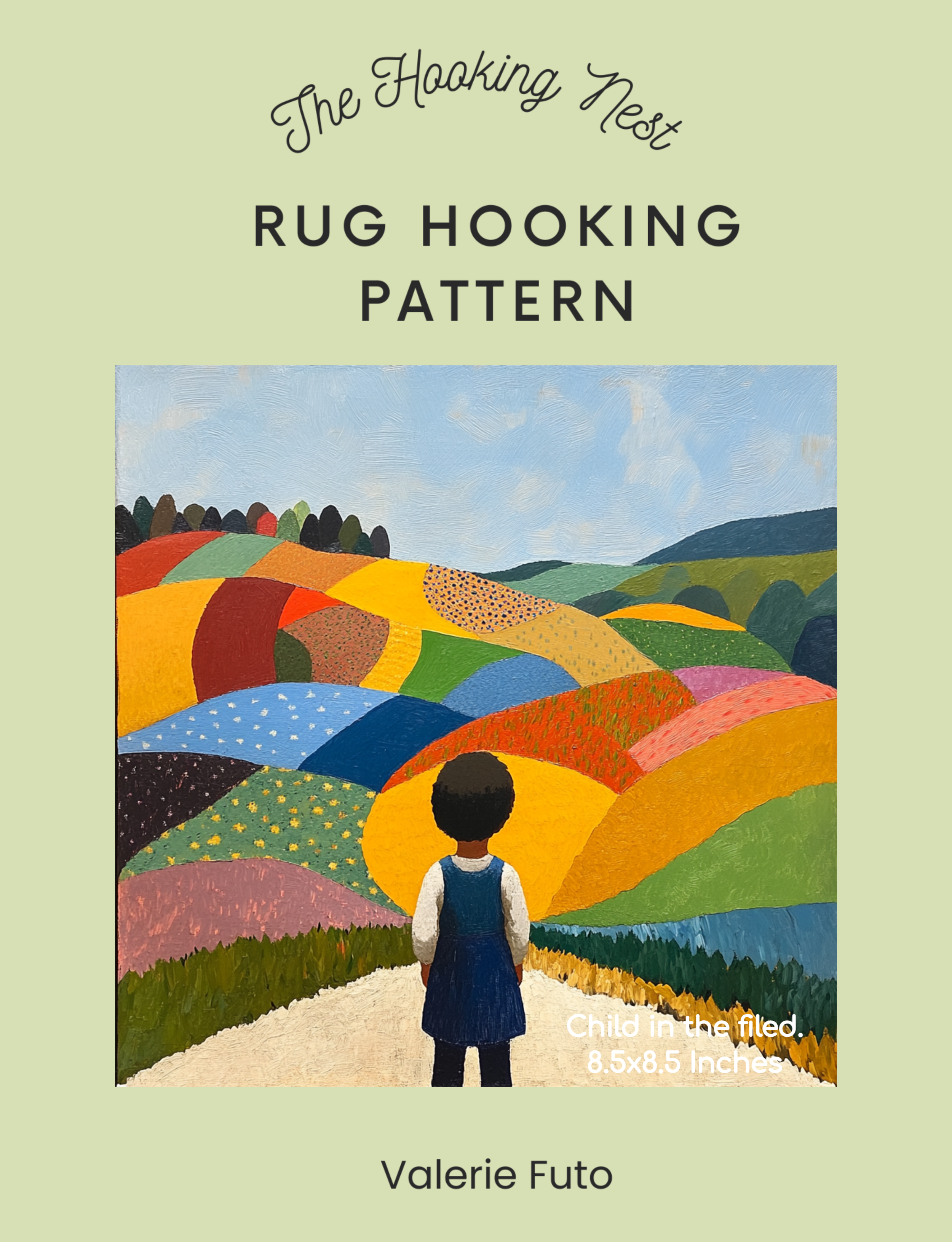 child_in_the_field__rug_hooking_pattern.png