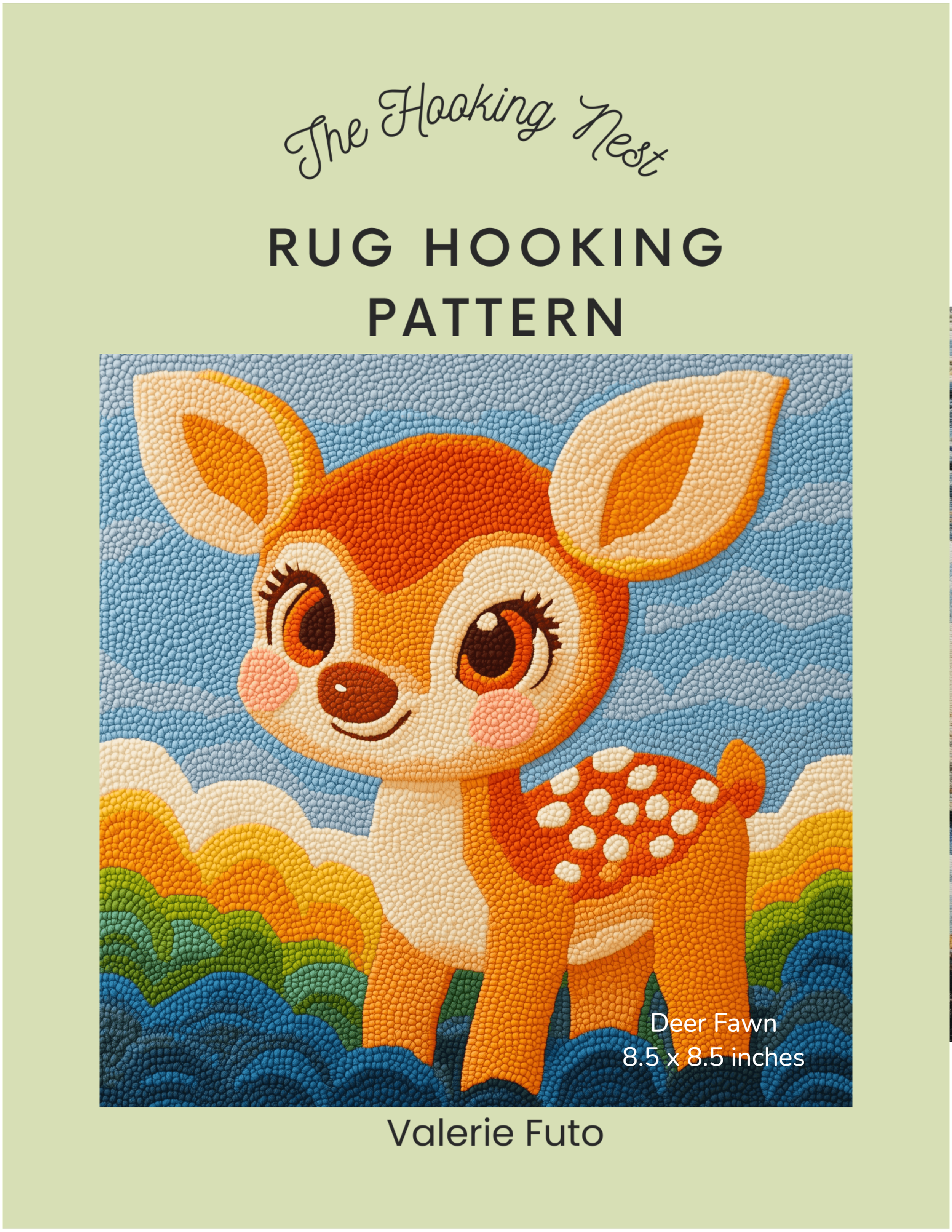 deer_fawn_rug_hooking_pattern.png