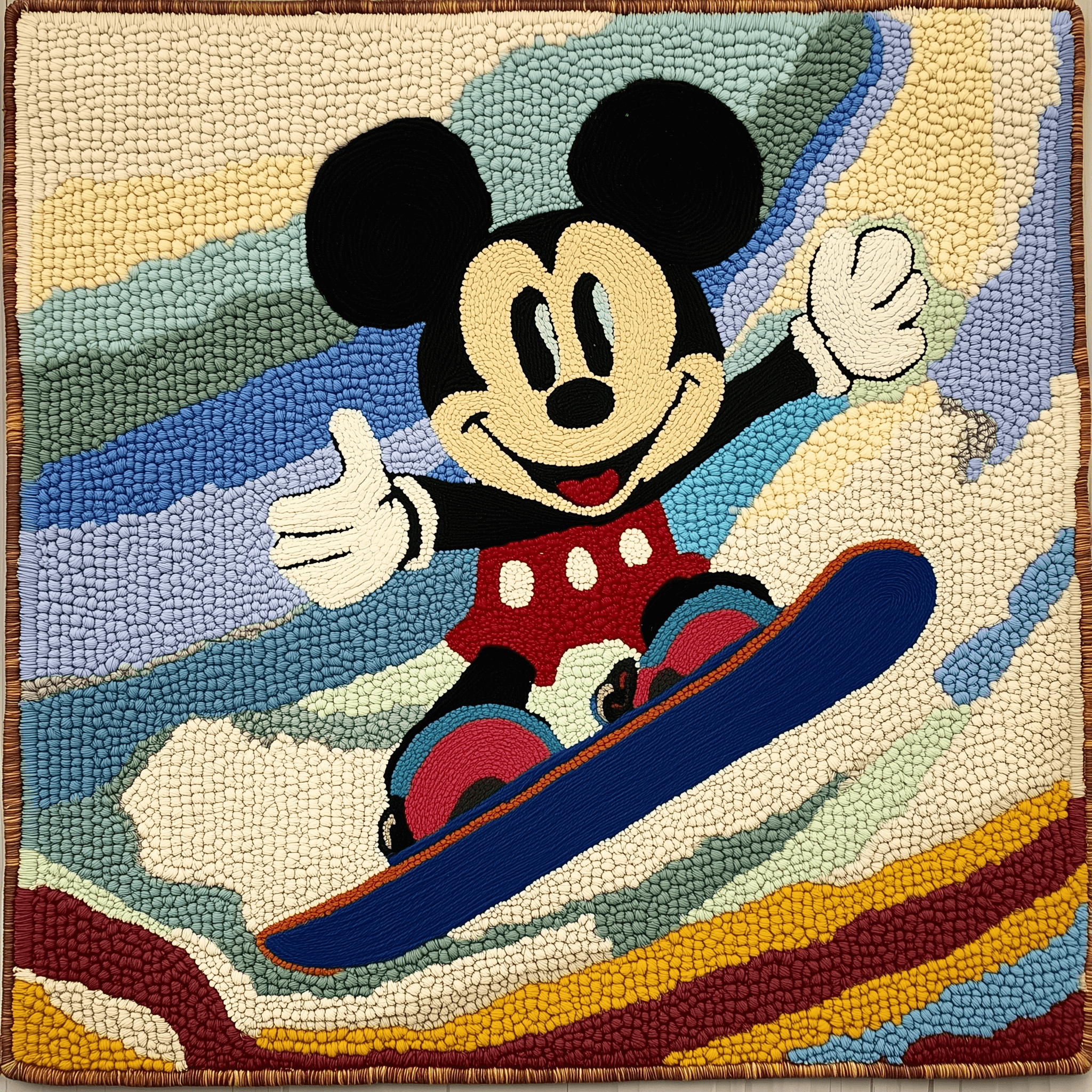 Micky Surfing