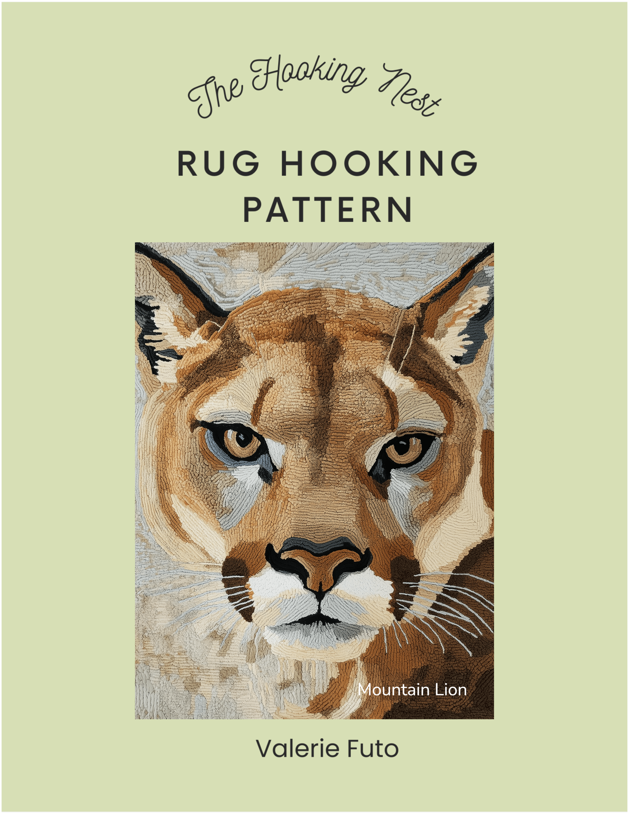 mountain_lion_rug_hooking_pattern.png