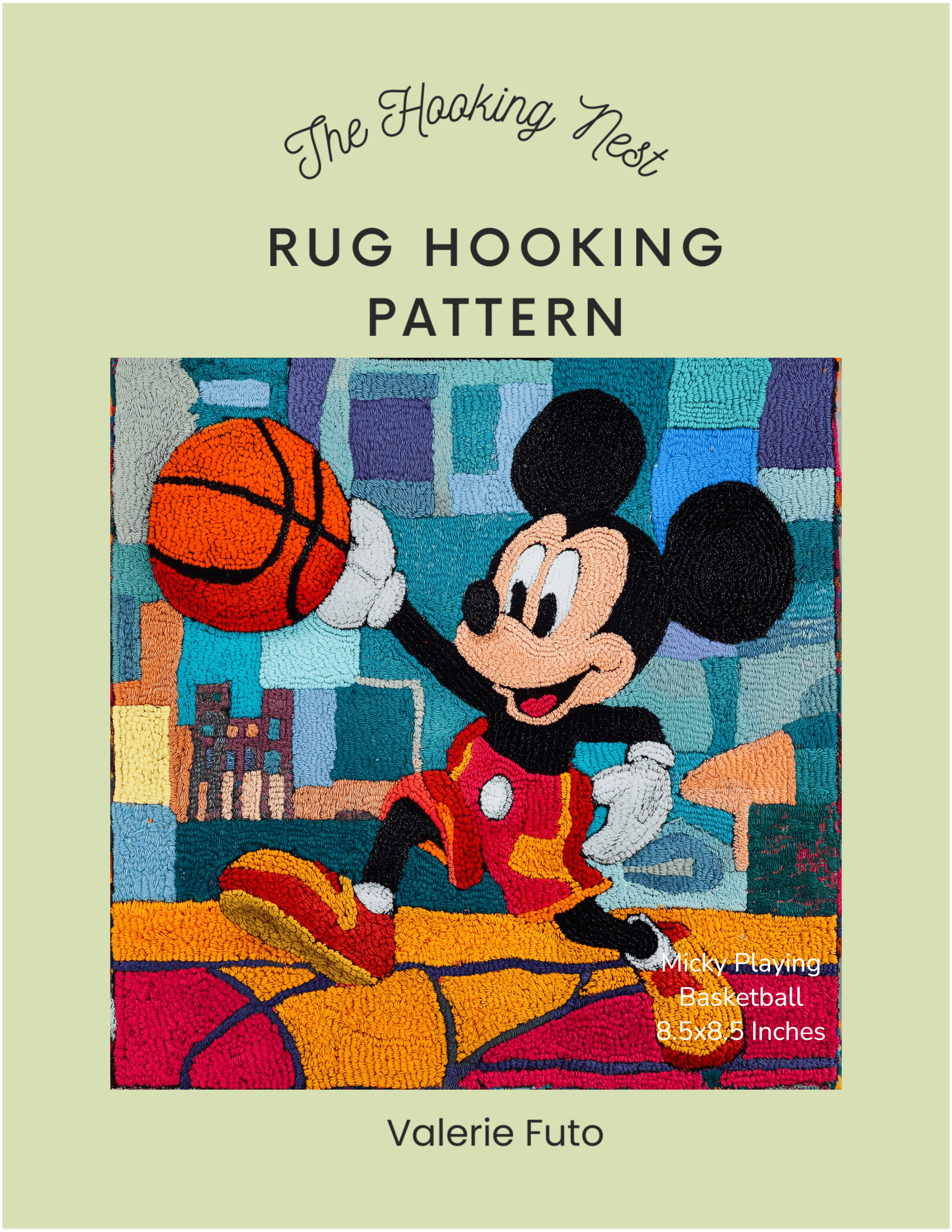 micky_playing_basketball_rug_hooking_pattern.png