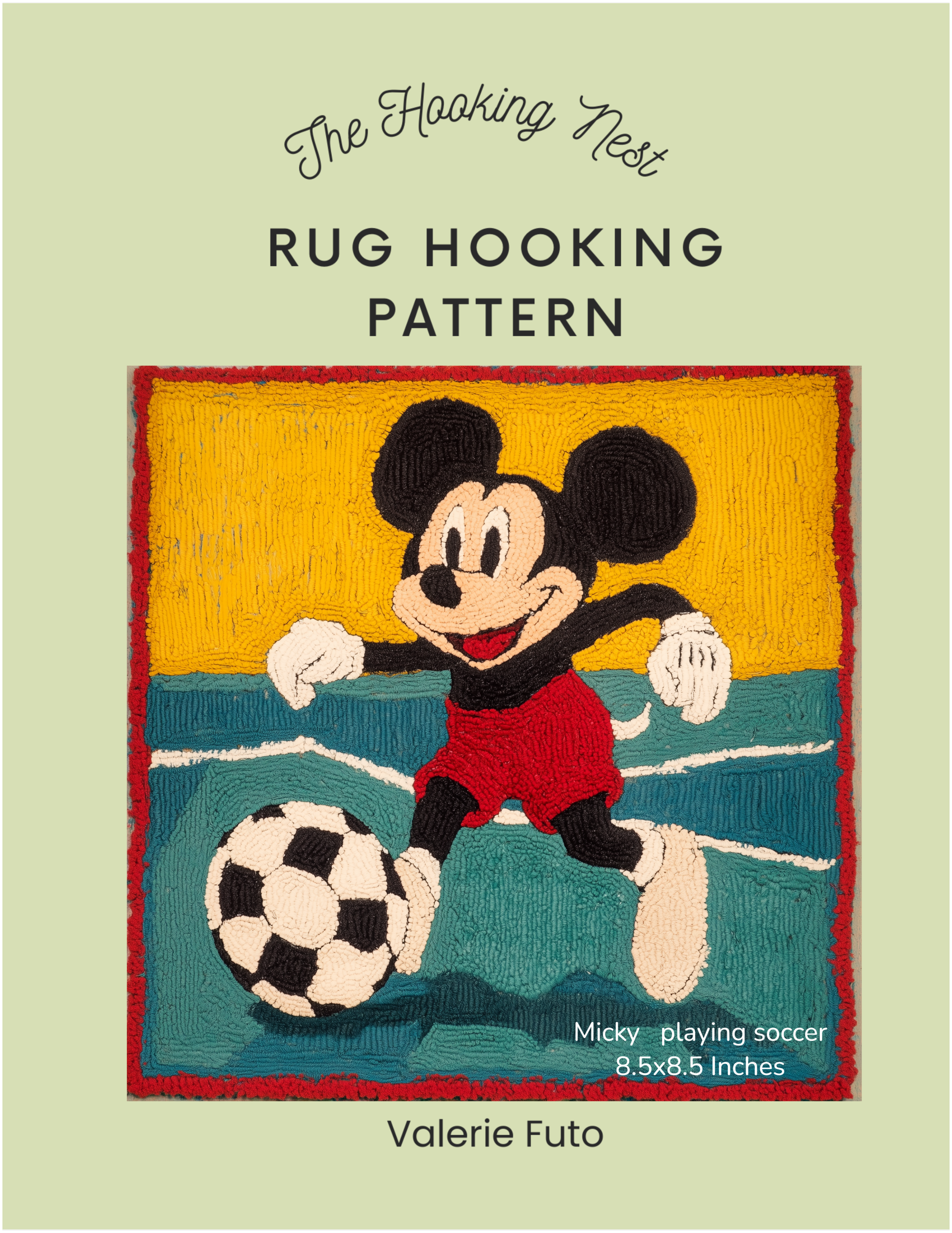 micky_playing_soccer_rug_hooking_pattern.png