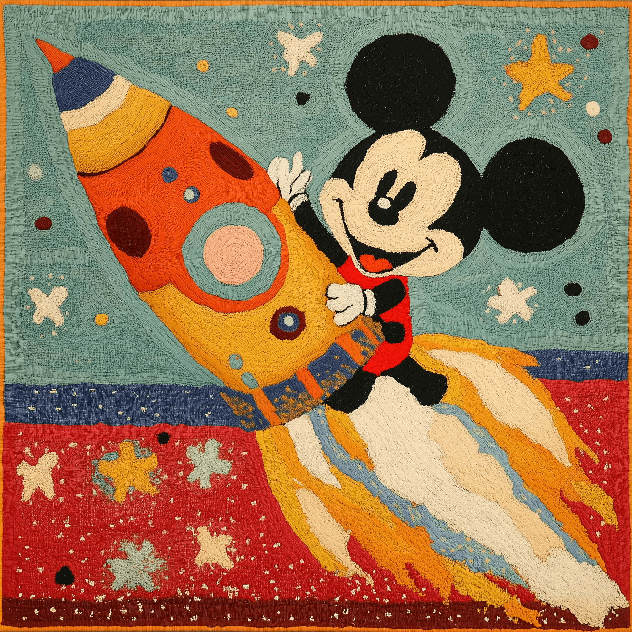 Micky on a Rocket
