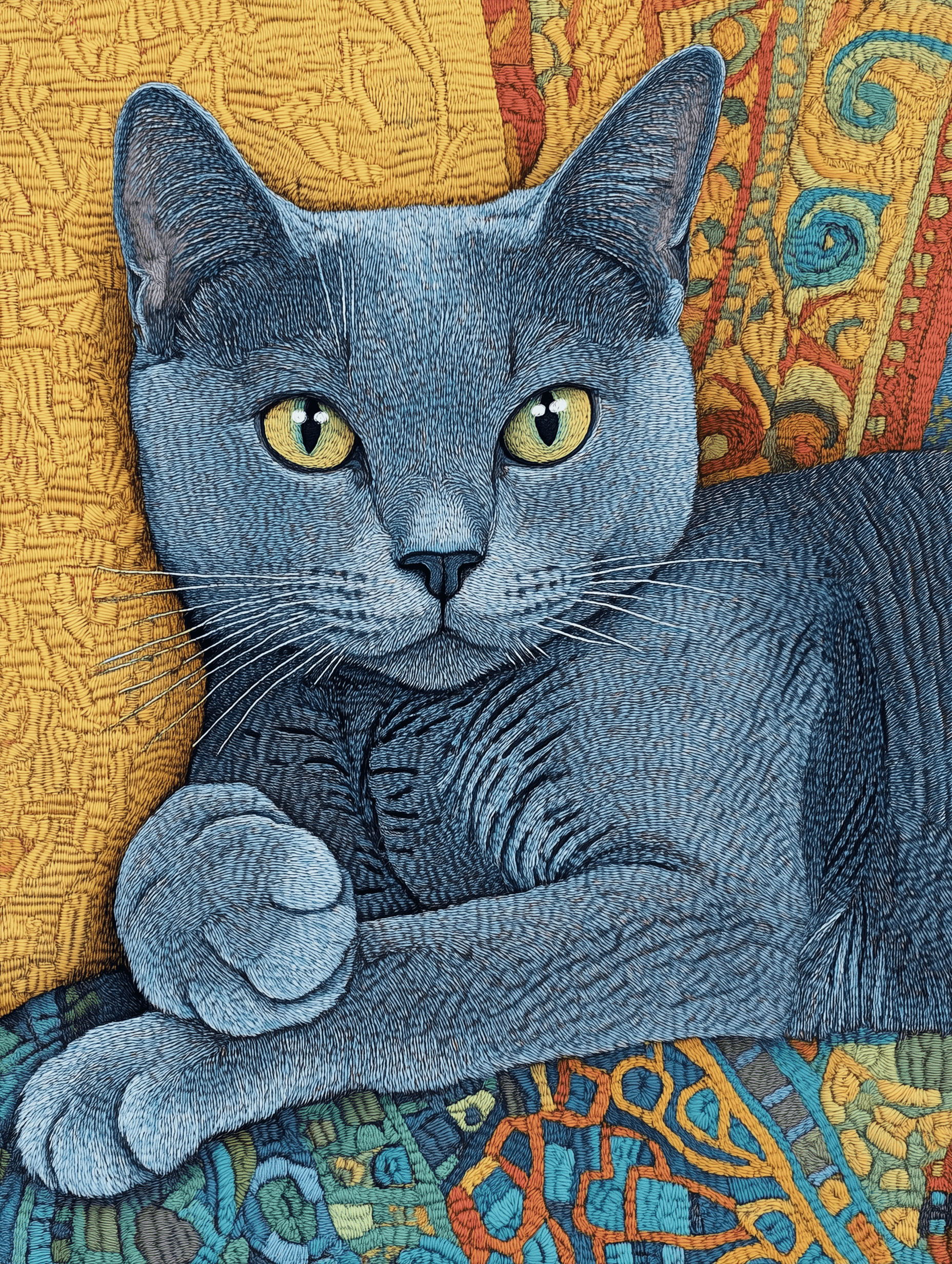 Russian Blue Cat