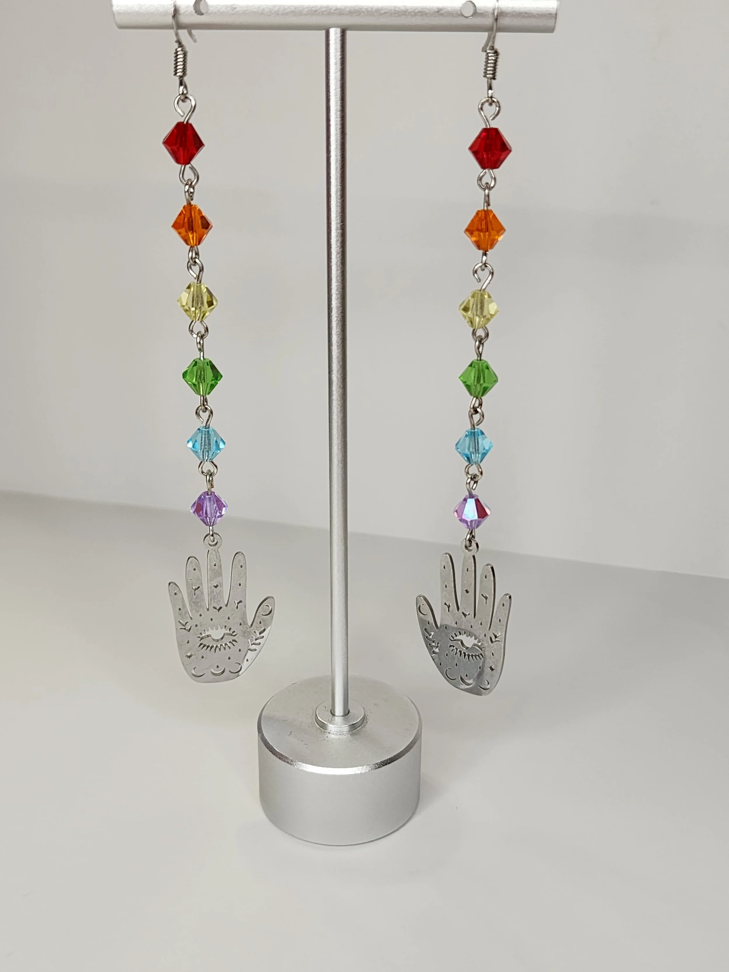 Rainbow Crystal Earrings