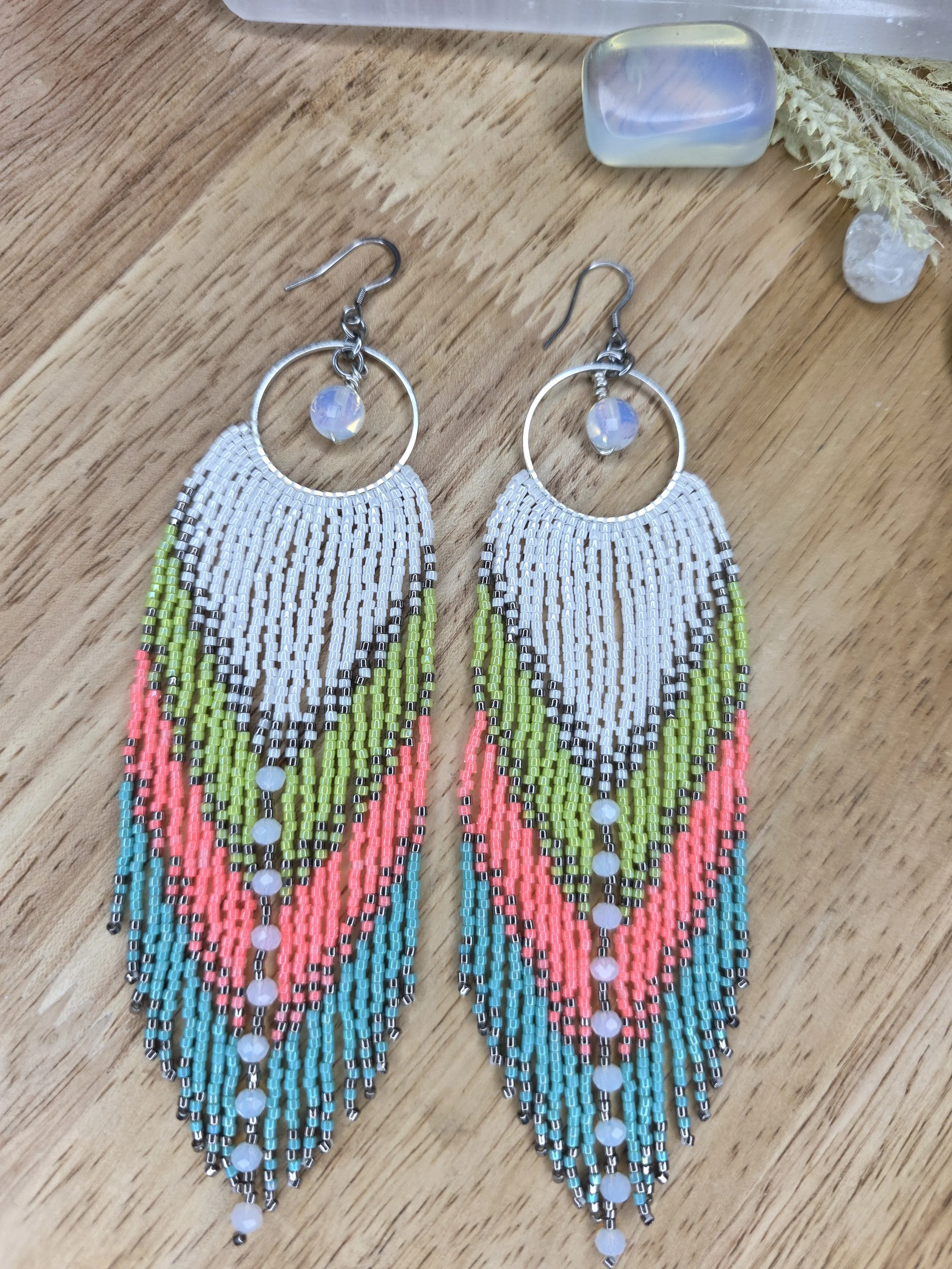Tropical Dream Fringe Earrings