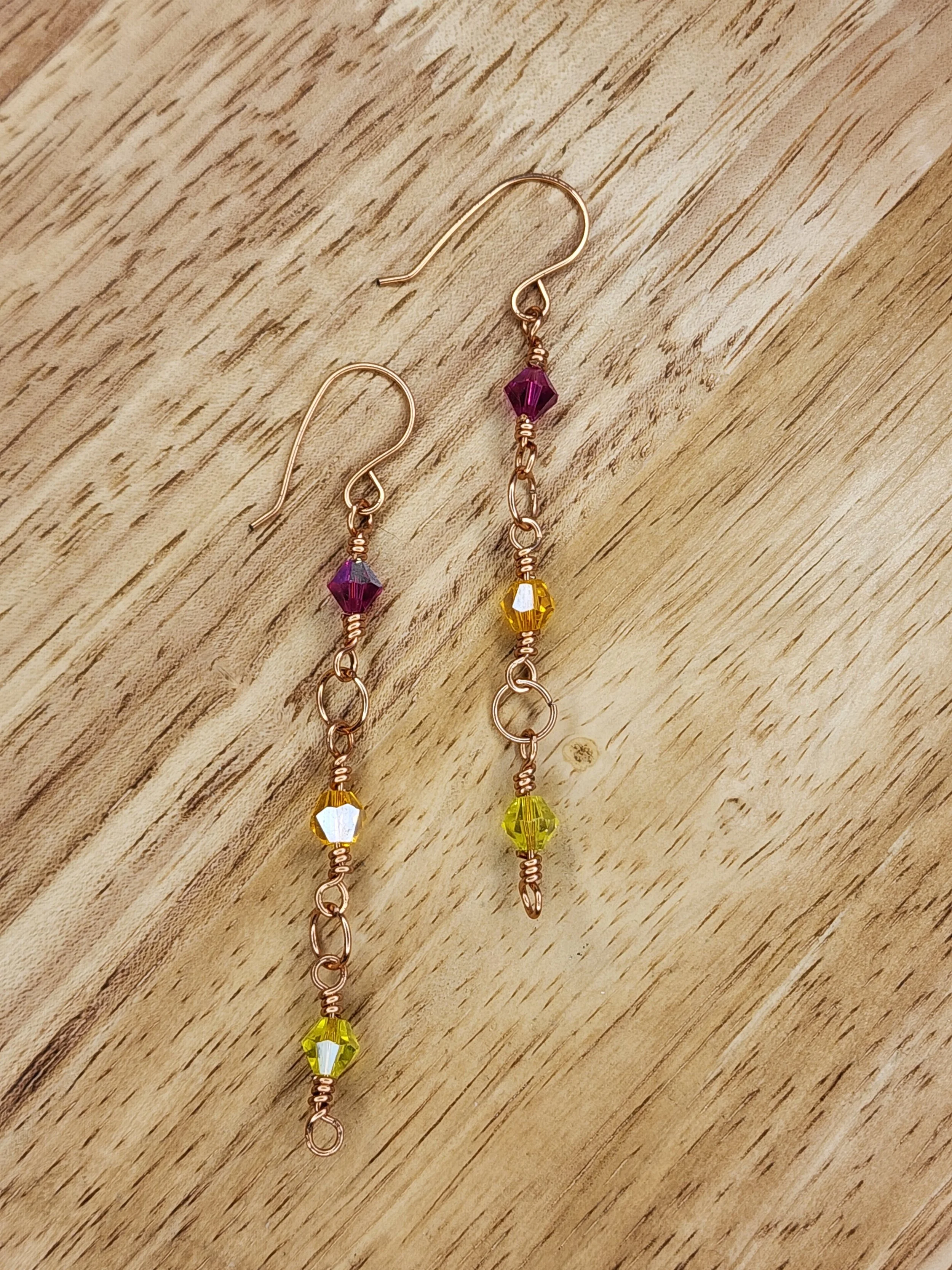 Sunset Crystals Earrings