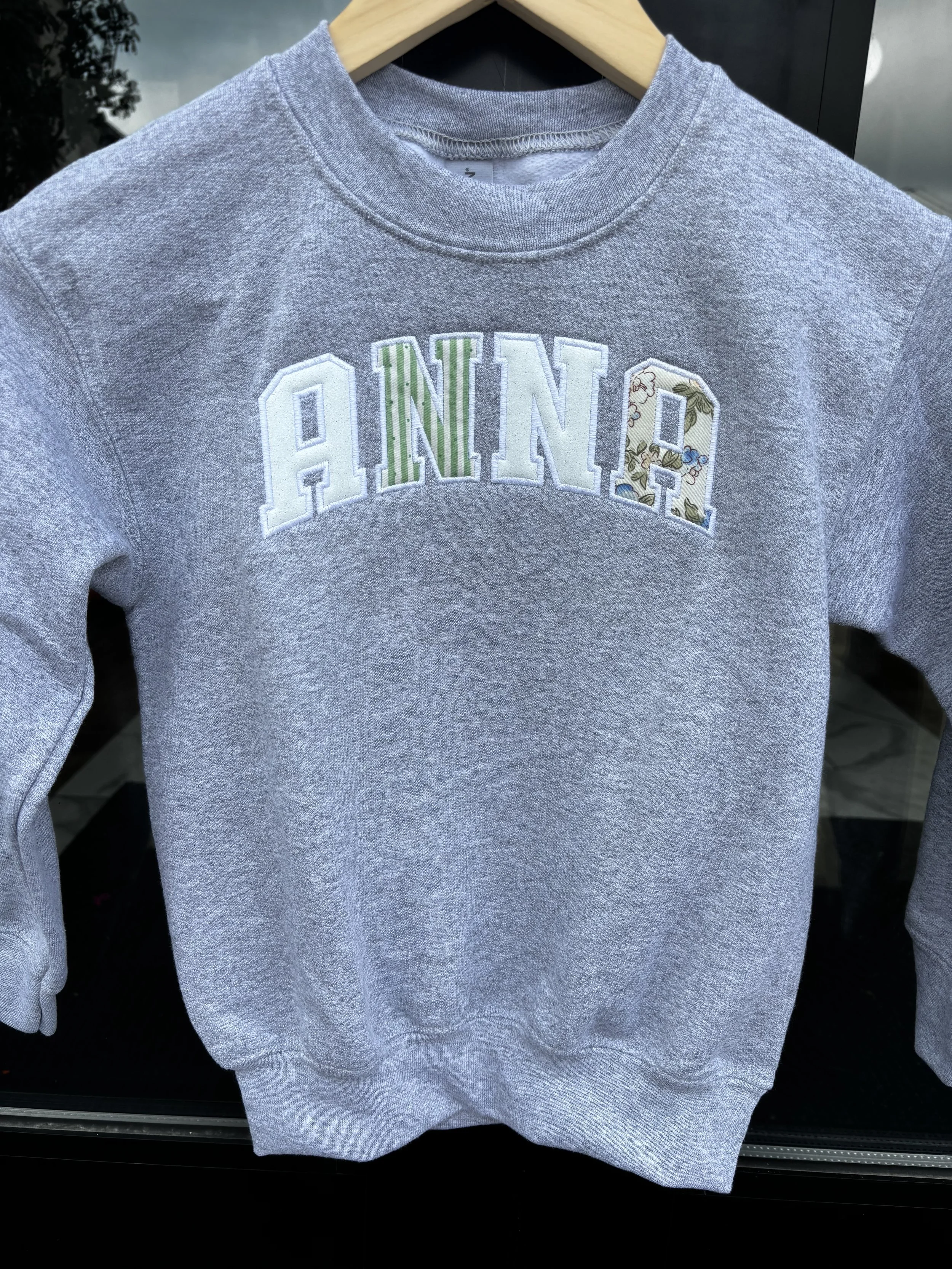 Youth School Applique Crewneck