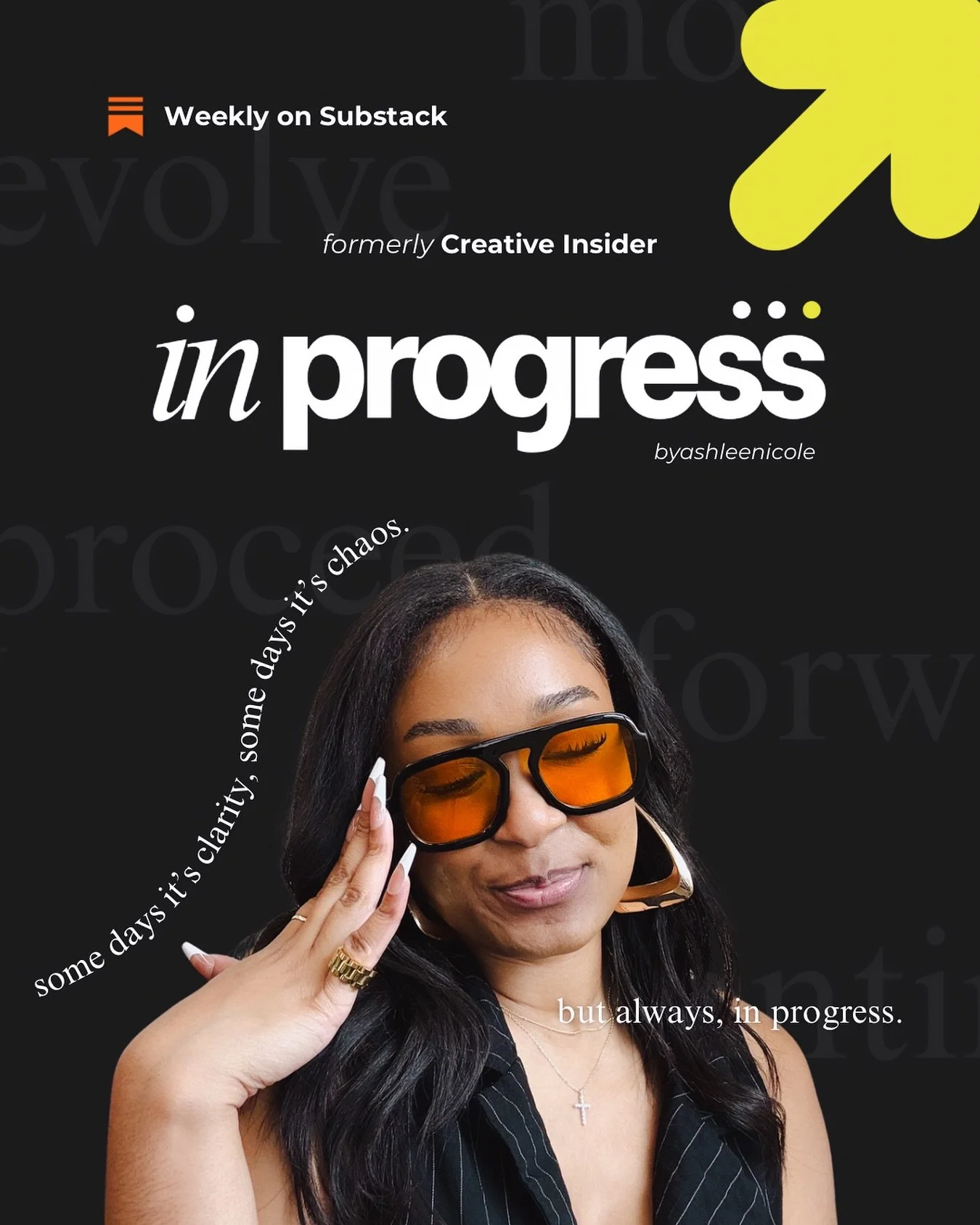 I started Creative Insider to share creative lessons.
But somewhere along the way&hellip; my faith, fears, and full humanity started showing up too.

I realized I didn&rsquo;t just want to talk about creative work&mdash;
I wanted to talk about the wo