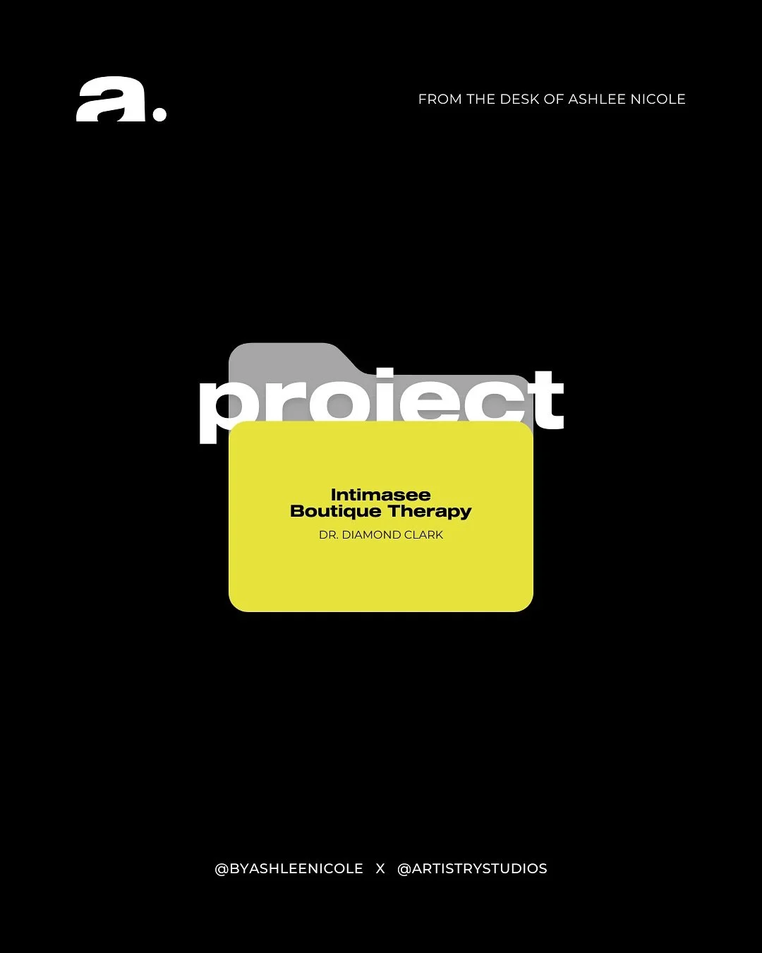 Brand Strategy + Visual Identity + Website Design

For Dr. Diamond Clark of Intimasee Boutique Therapy, we developed a full visual identity that embodies the sacred intersection of individuality and intimacy &mdash; where identity meets connection, a