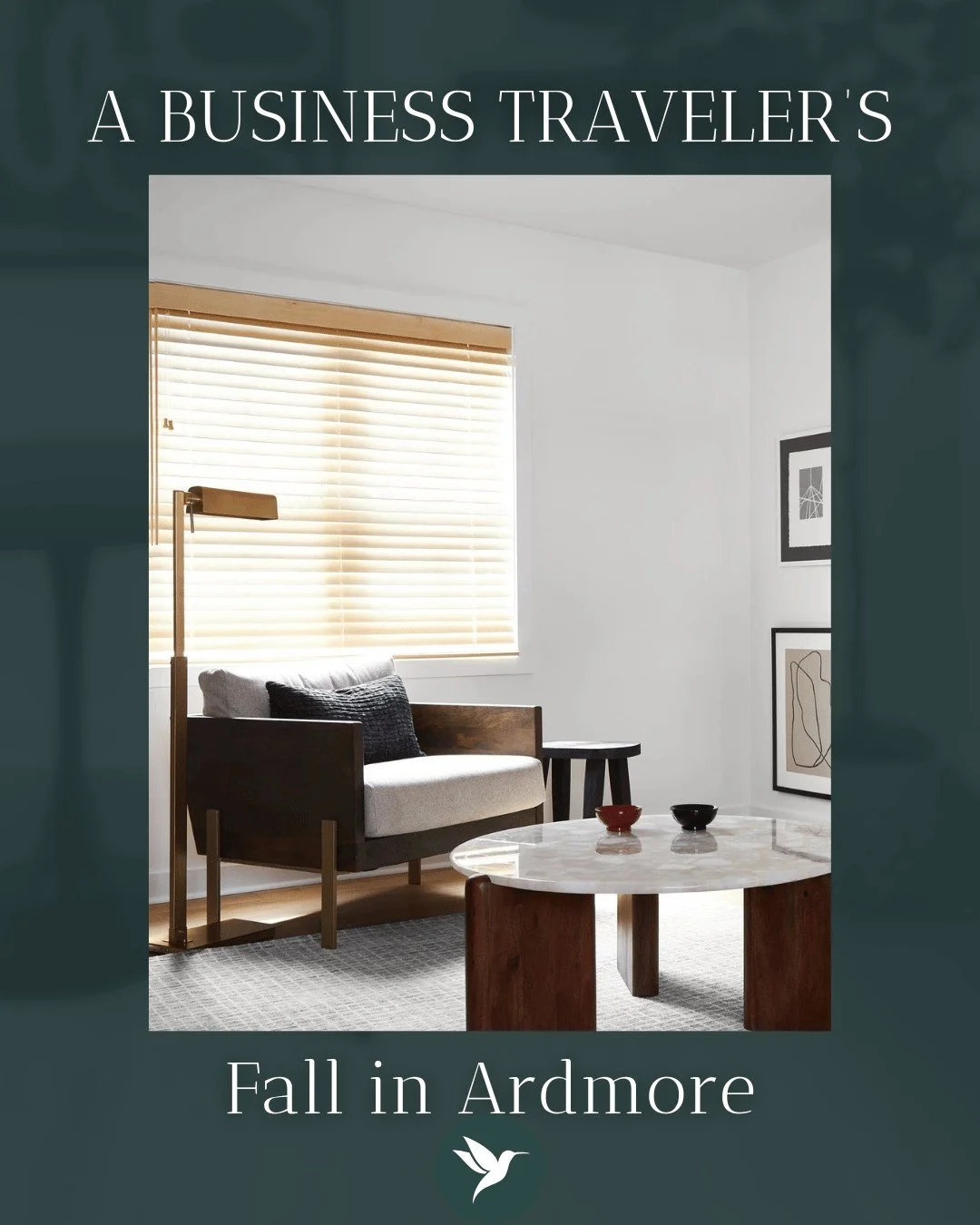 Work trip? Make it feel like YOUR trip. 🍁
At Auberge, our extended stay apartments give business travelers the space to work hard and unwind easy.
💼 Set up your laptop in a bright, comfy space
🚆 Catch the train to Philly in 20 minutes
☕ Walk to