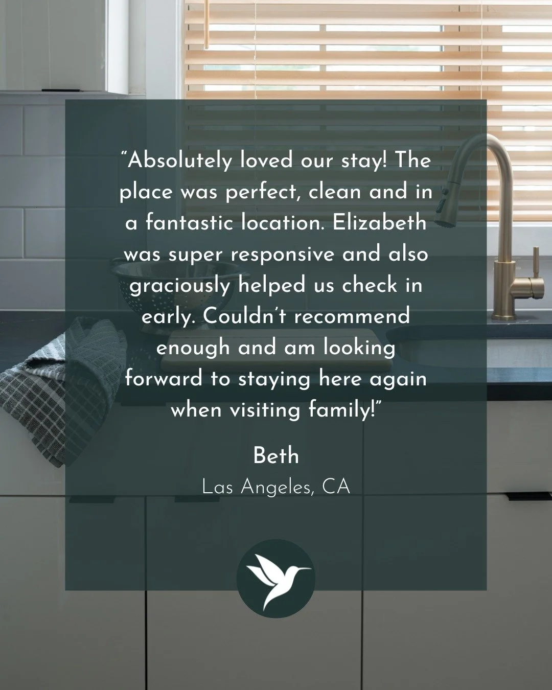 Nothing means more to us than making our guests happy!