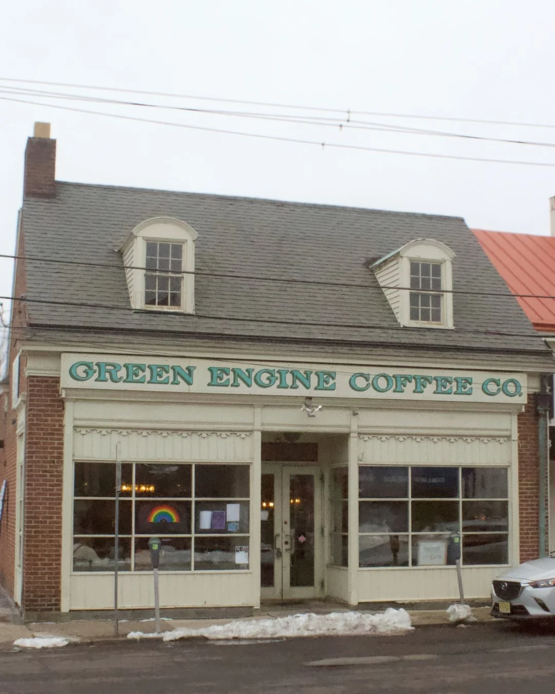 @greenengine is one of our favorite local coffee shops - try the raisin danish!