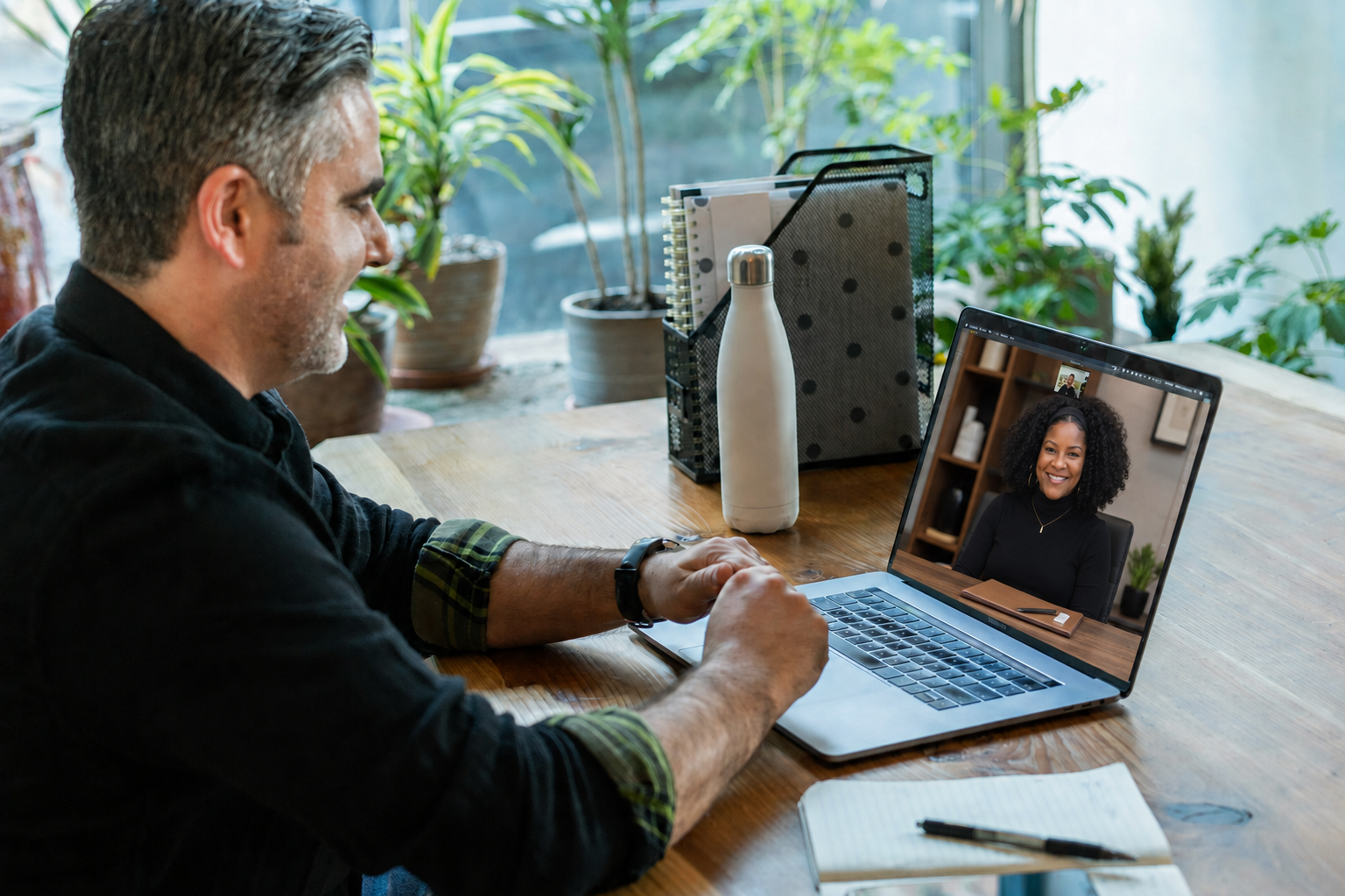 Client meeting with Kerrie L. Smith, Indiana Remote Online Notary, through a secure online notarization appointment.