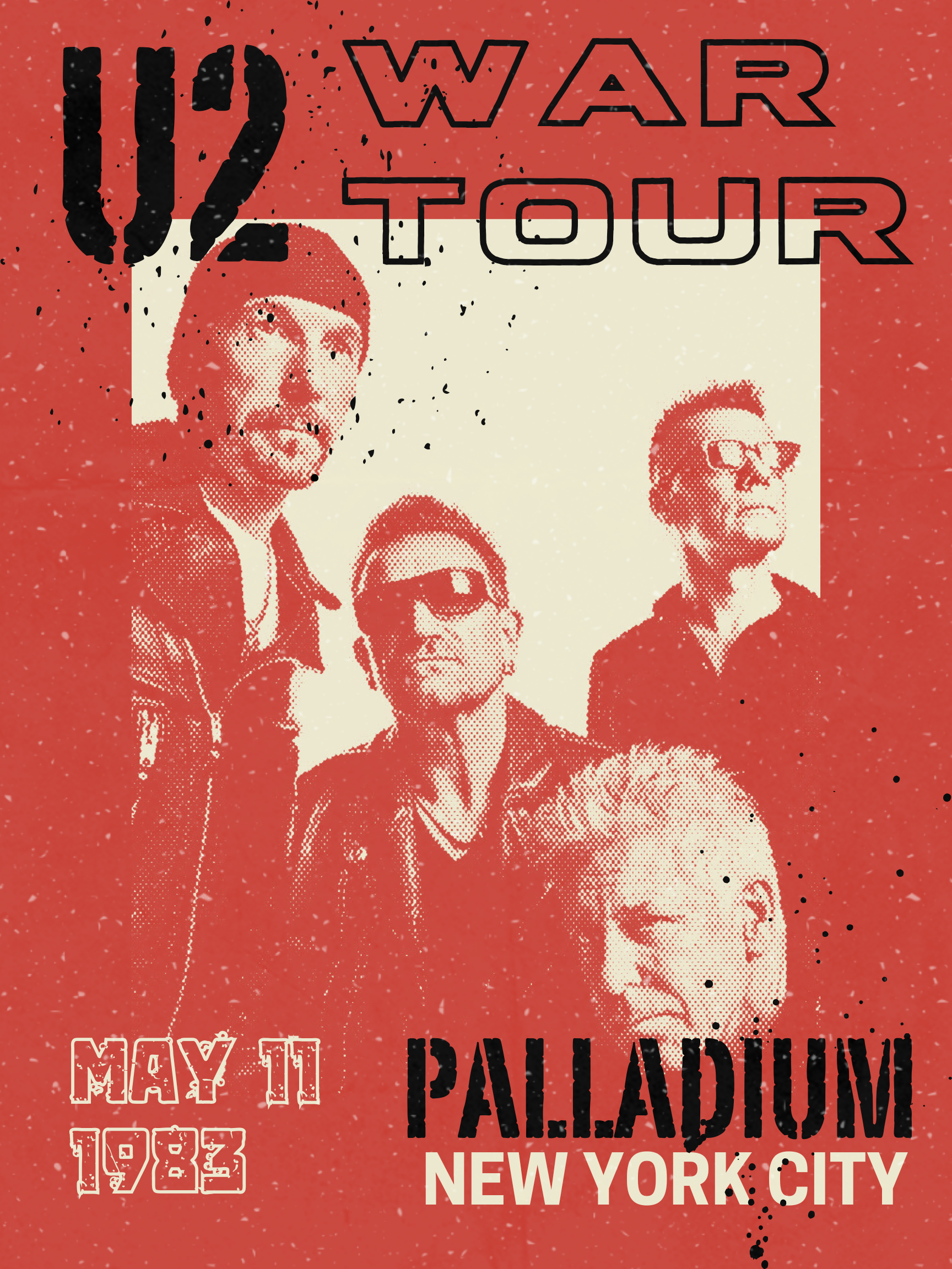 U2 War Tour poster 
