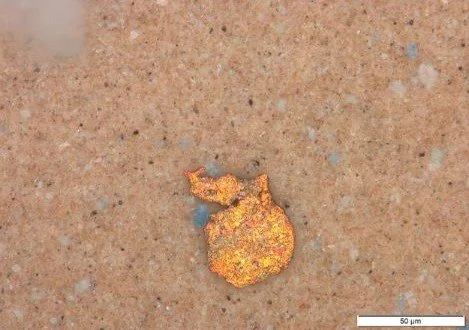 Picture8- granular varnish with brass wear particle.jpg