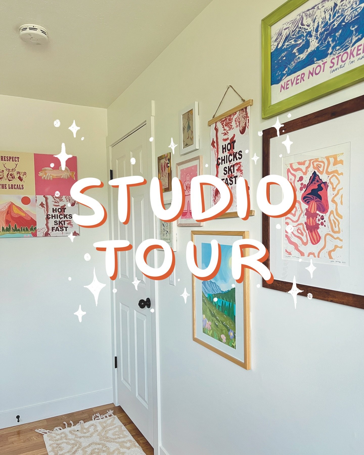 studio tour! ✨
I love seeing other artists&rsquo; spaces, there&rsquo;s something so special about the little details. so here&rsquo;s a peek into mine 💫 just moved in and I&rsquo;m slowly filling it with color, character, and creativity. hope you e