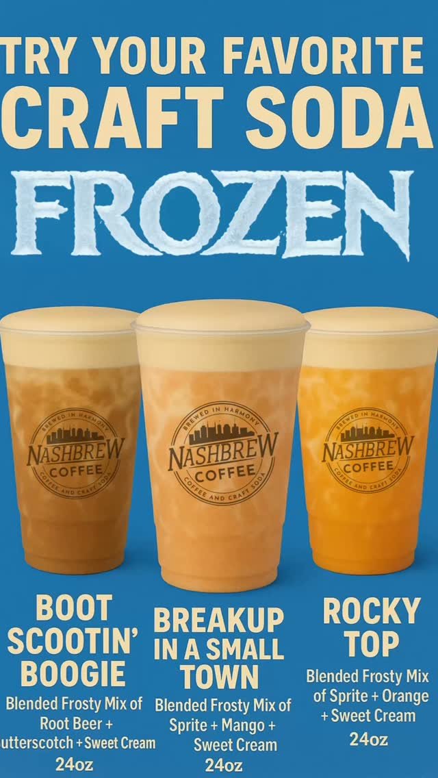 βοΈ The sun is out, the lake is beautiful, and our Frozen Sodas are the perfect way to chill! π§π₯
Come cool off with something bold, bubbly, and blended just right.
π Lakeview Marina | Sharps Chapel, TN
πΆ Good vibes, great views, and icy drinks al