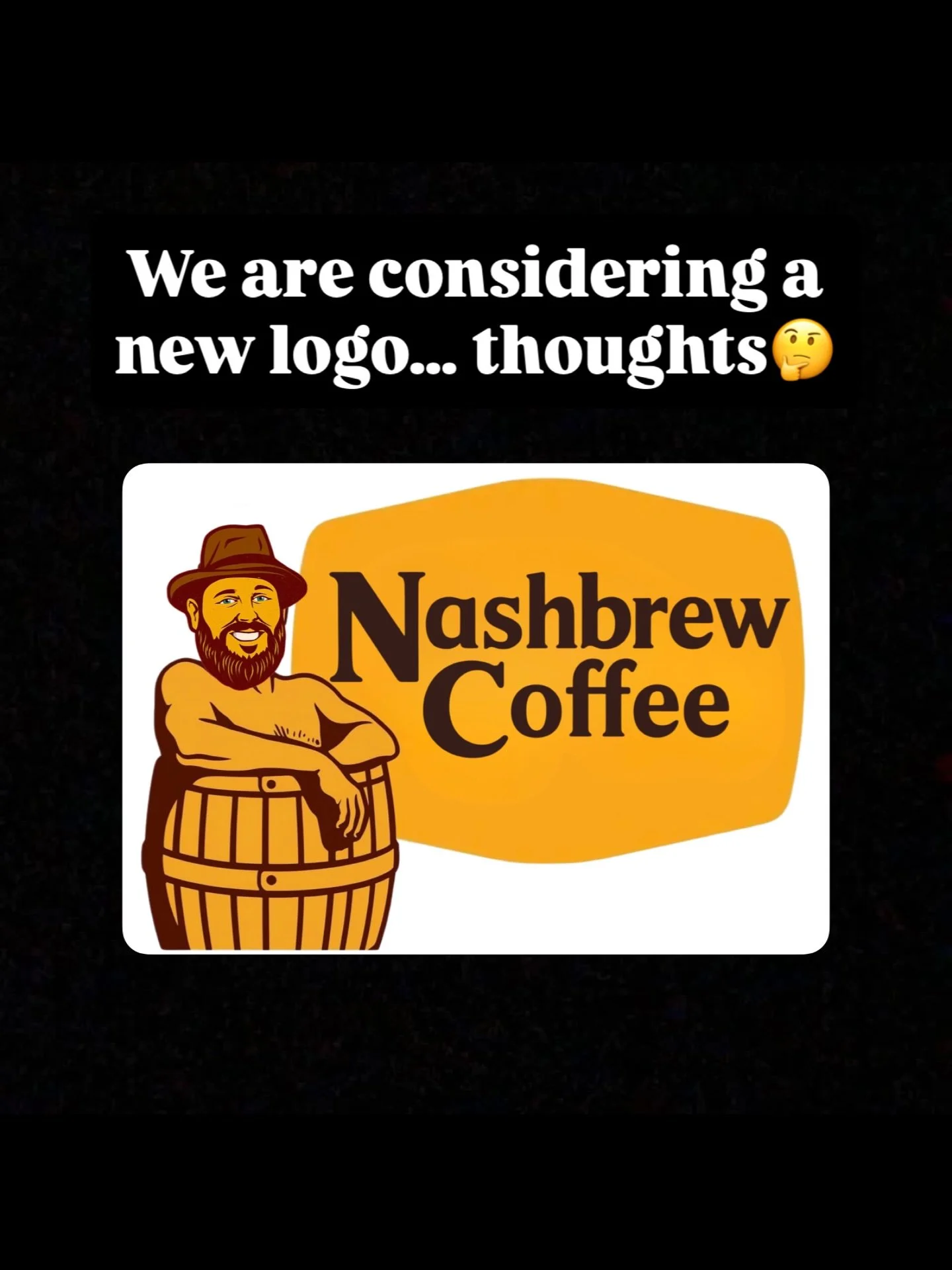 Hey y’all, we’re considering a logo change to follow suit with some other crackers… π What do y’all think? Should we add Cricket in the Barrel with me?
#nashbrewcoffee #NashbrewNation #LebanonTN #crackerbarrel #coffeeislife