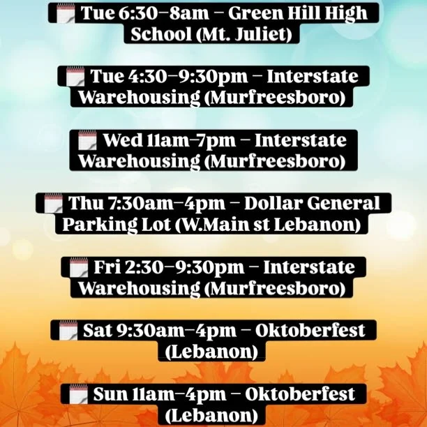 ☕️ This Week with Nashbrew Coffee! 🚚💨

We&rsquo;re back at it this week spreading good vibes, great coffee, and just the right amount of caffeine-induced joy! 😎✨