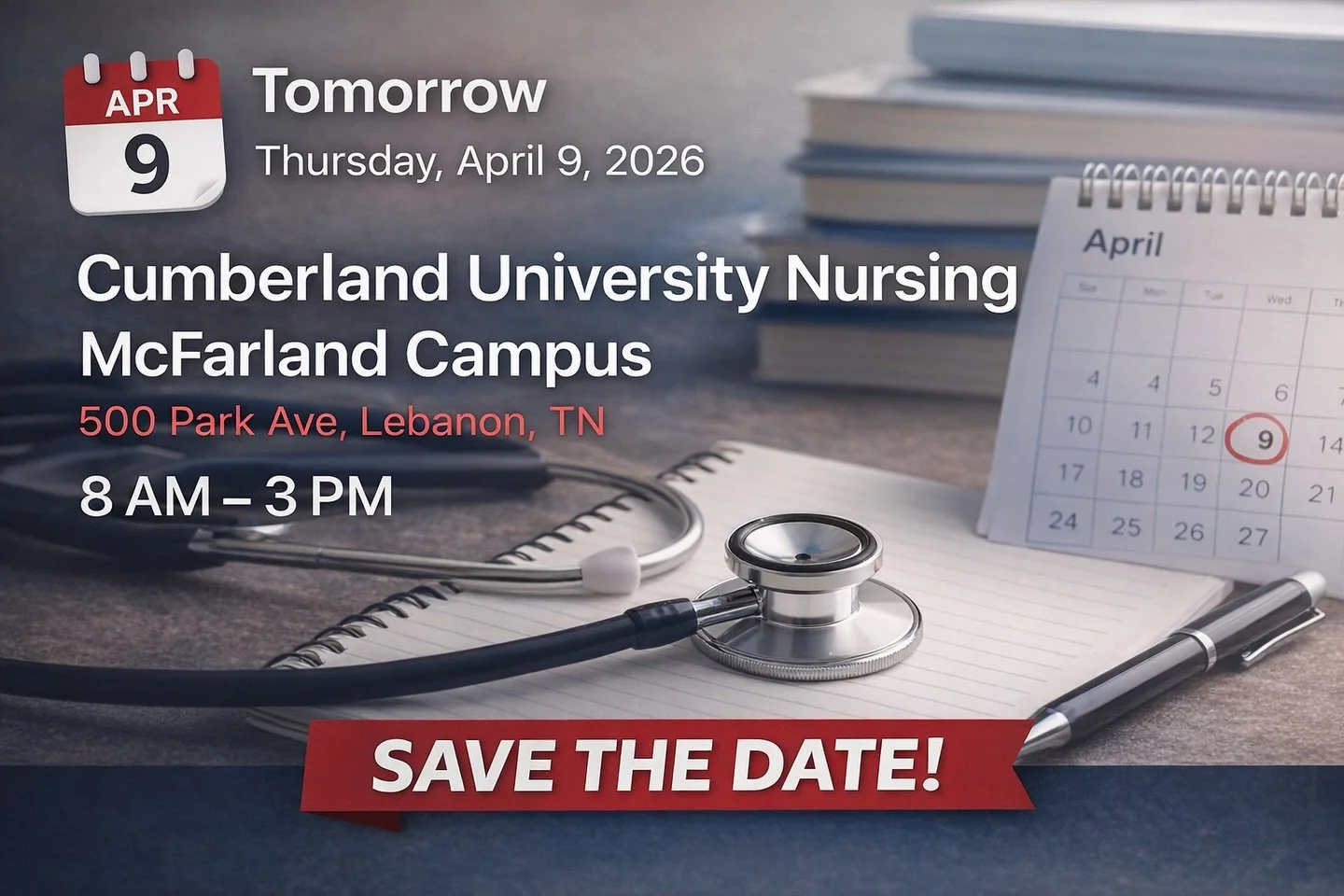 Tomorrow we&rsquo;re posted up at Cumberland University Nursing School at the McFarland Campus ☕️

Whether you&rsquo;re running on caffeine or just need a break between classes&mdash;we got you.

📍 Cumberland University Nursing &ndash; McFarland Cam