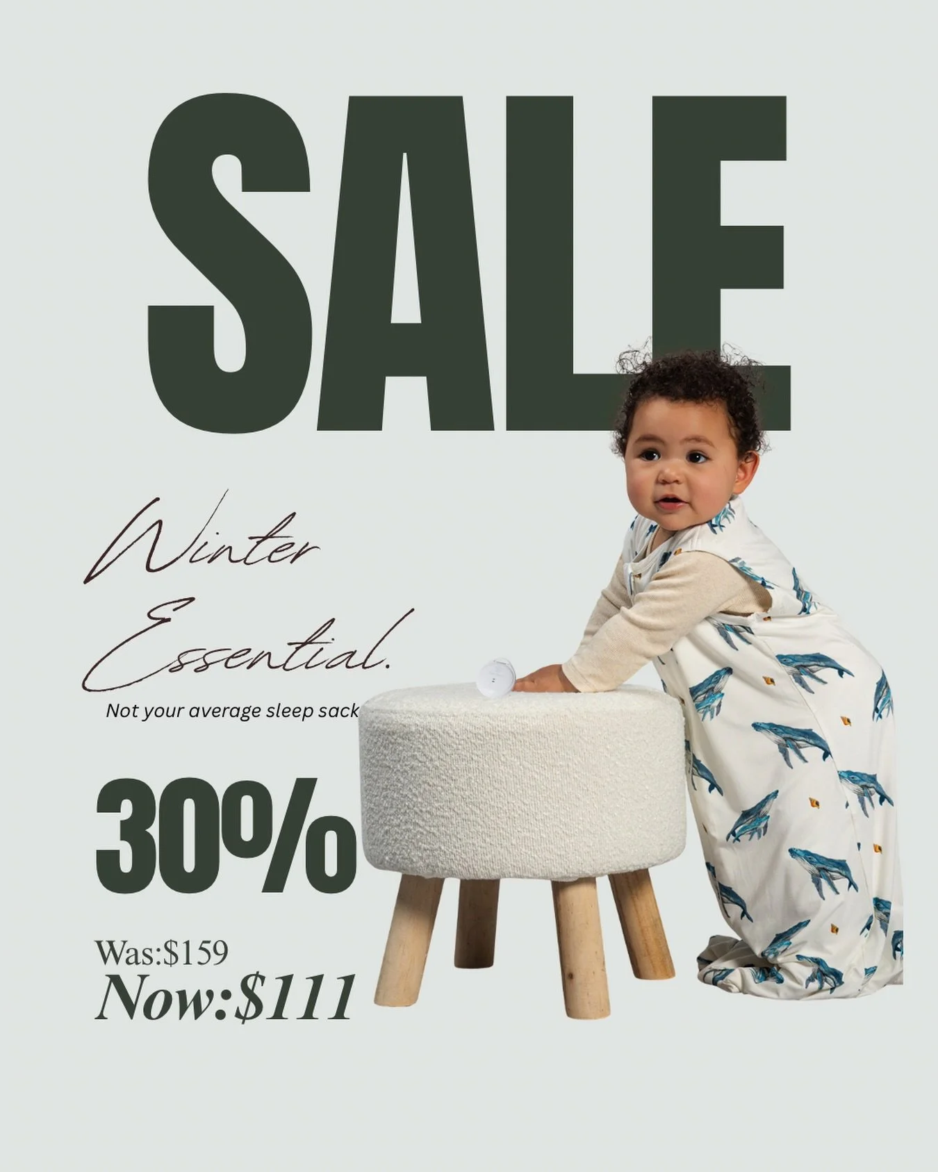You need one anyway.

Don&rsquo;t settle for an expensive, yet standard sleep suit - get a sac that has premium fabrics and in-built temperature monitoring.

Save 30% today - don&rsquo;t miss out