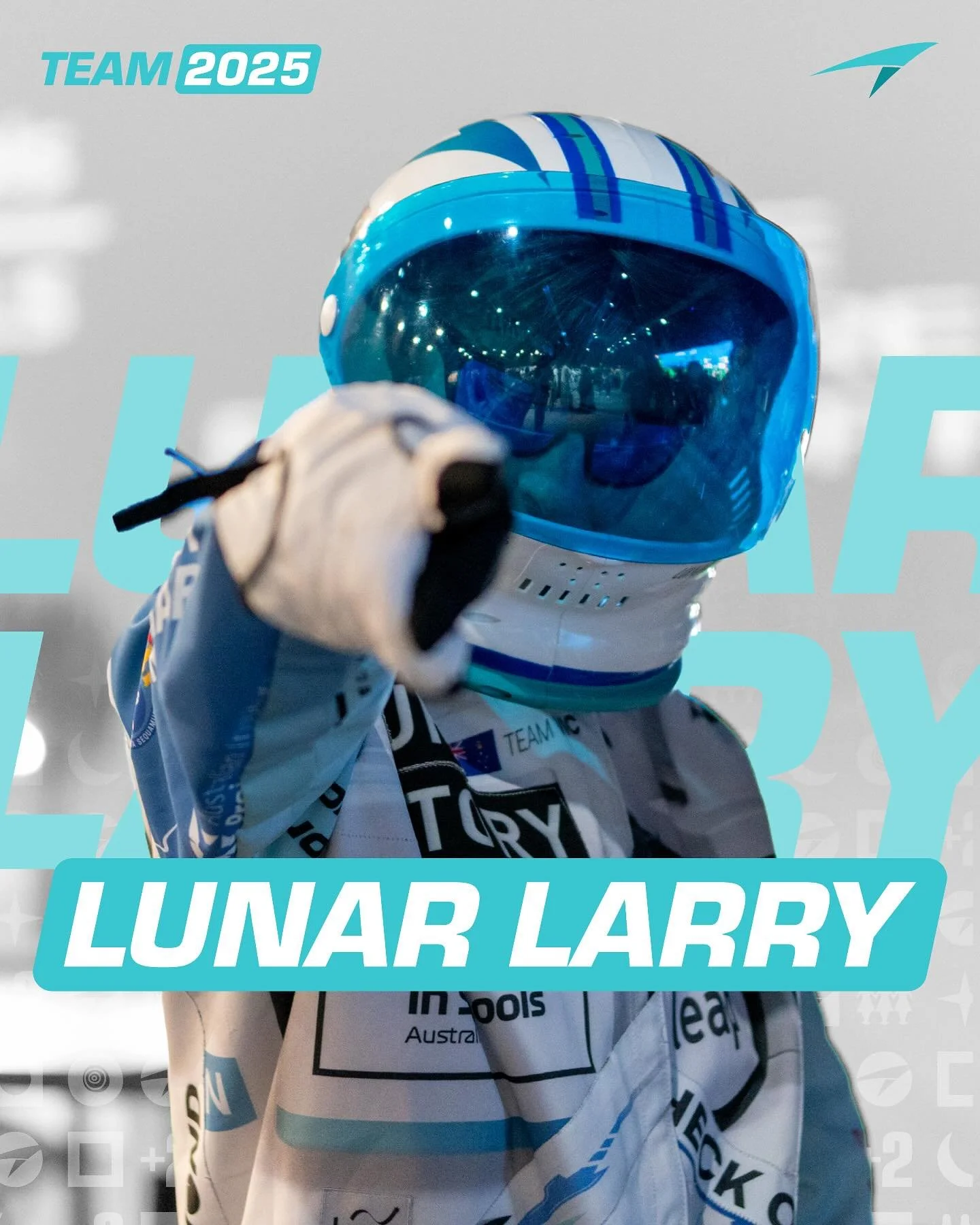 Meet Lunar Larry 🧑&zwj;🚀 - Lunar&rsquo;s official Team Mascot.

We&rsquo;re not exactly sure where he came from or what he&rsquo;s thinking, but he&rsquo;s been with us every step of the way. Get ready to see him live this September in Singapore!

