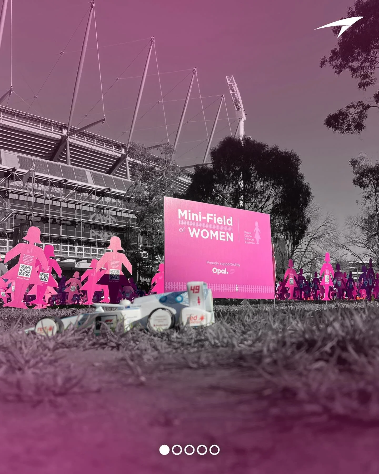 We were proud to attend the #PinkLadyMatch at the MCG this Sunday, standing with Breast Cancer Network Australia 🩷

It was incredible to join thousands of fans turning the stands pink, raising awareness and funds for those affected by breast cancer 